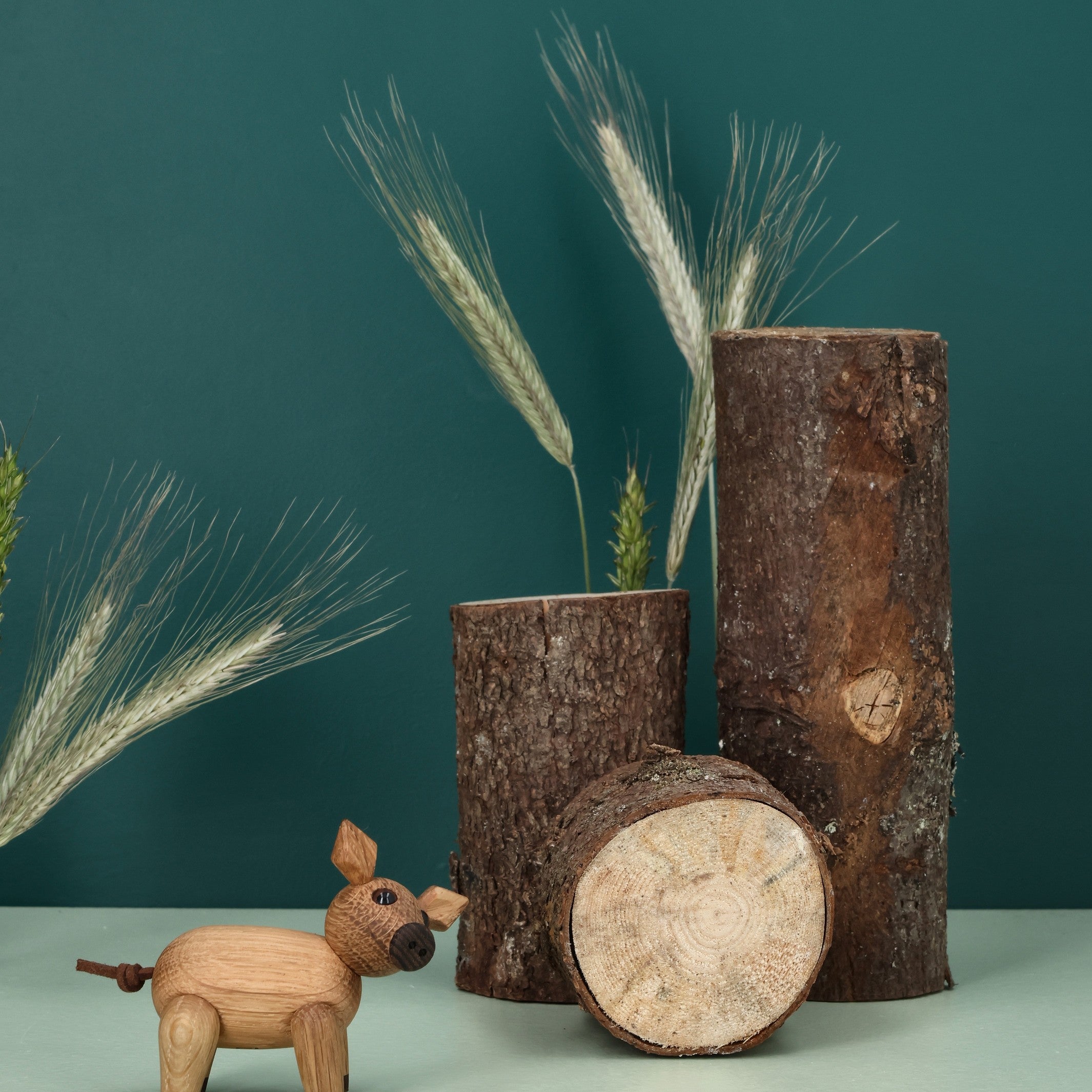 Wooden Pig Poppy – 6 cm · Animal Figure | Spring Copenhagen · Desk Decor