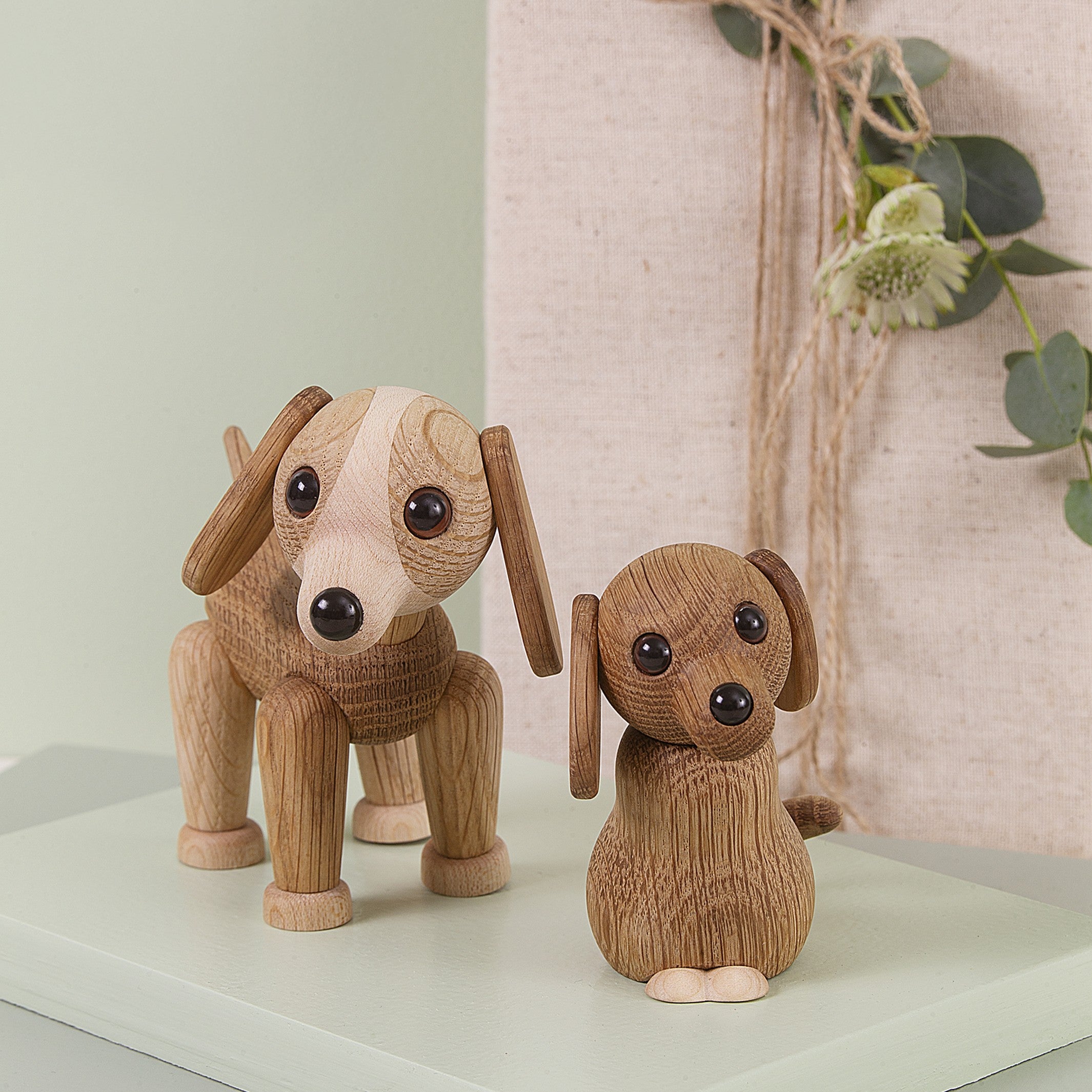 Holzhund Flash – 8,5 cm · Tierfigur | Spring Copenhagen · Tischdeko