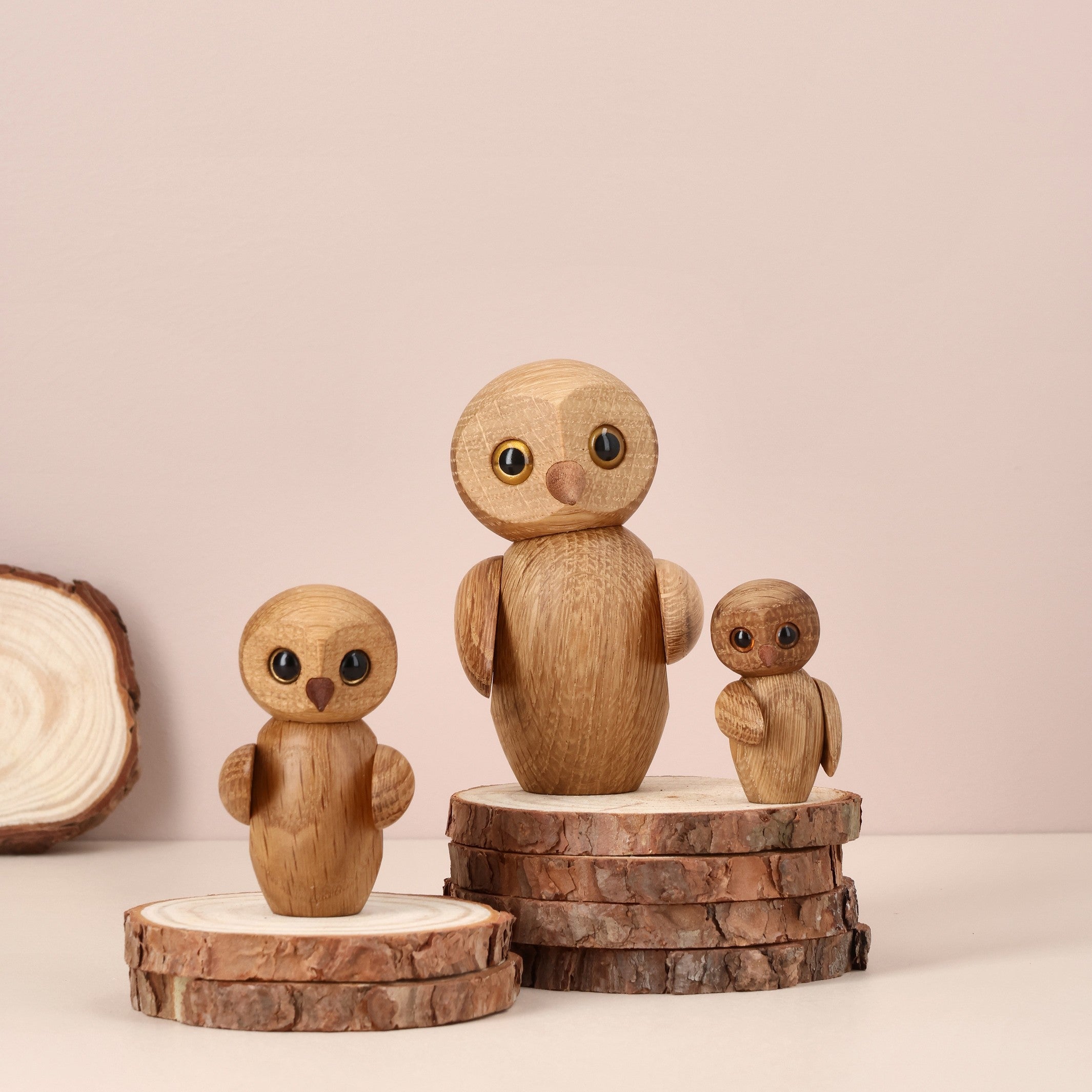 Wooden Owl Wise – FSC Oak · 7 cm | Spring Copenhagen