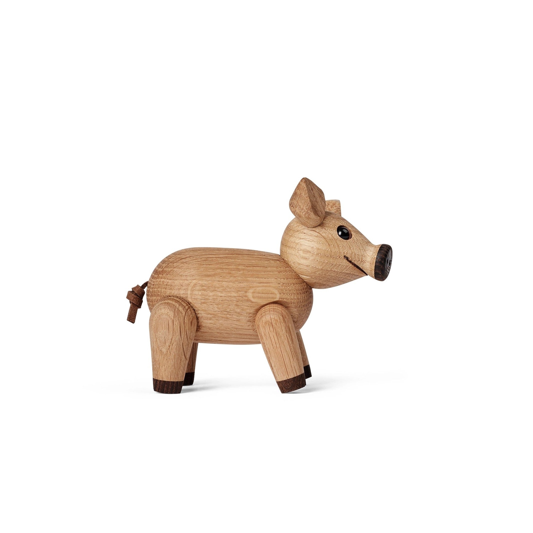 Holzschwein Percy – 9,3 cm · Tierfigur | Spring Copenhagen · Tischdeko