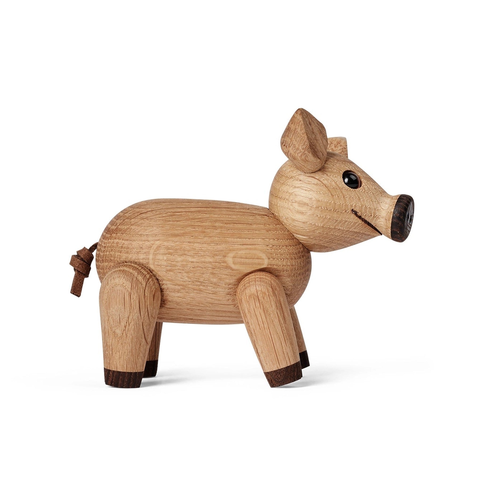 Holzschwein Percy – 9,3 cm · Tierfigur | Spring Copenhagen · Tischdeko