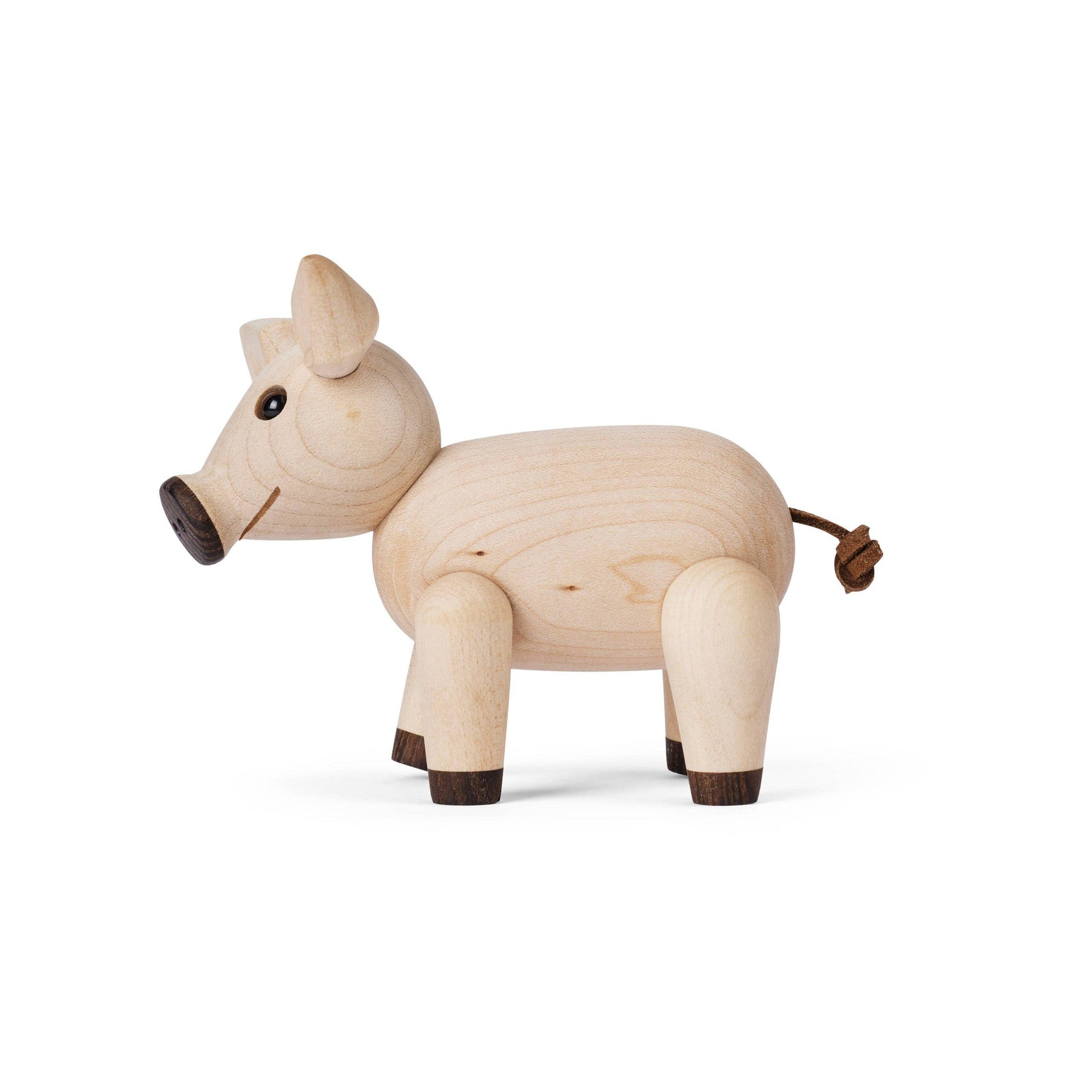 Holzschwein Penny – 8,3 cm · Tierfigur | Spring Copenhagen · Tischdeko