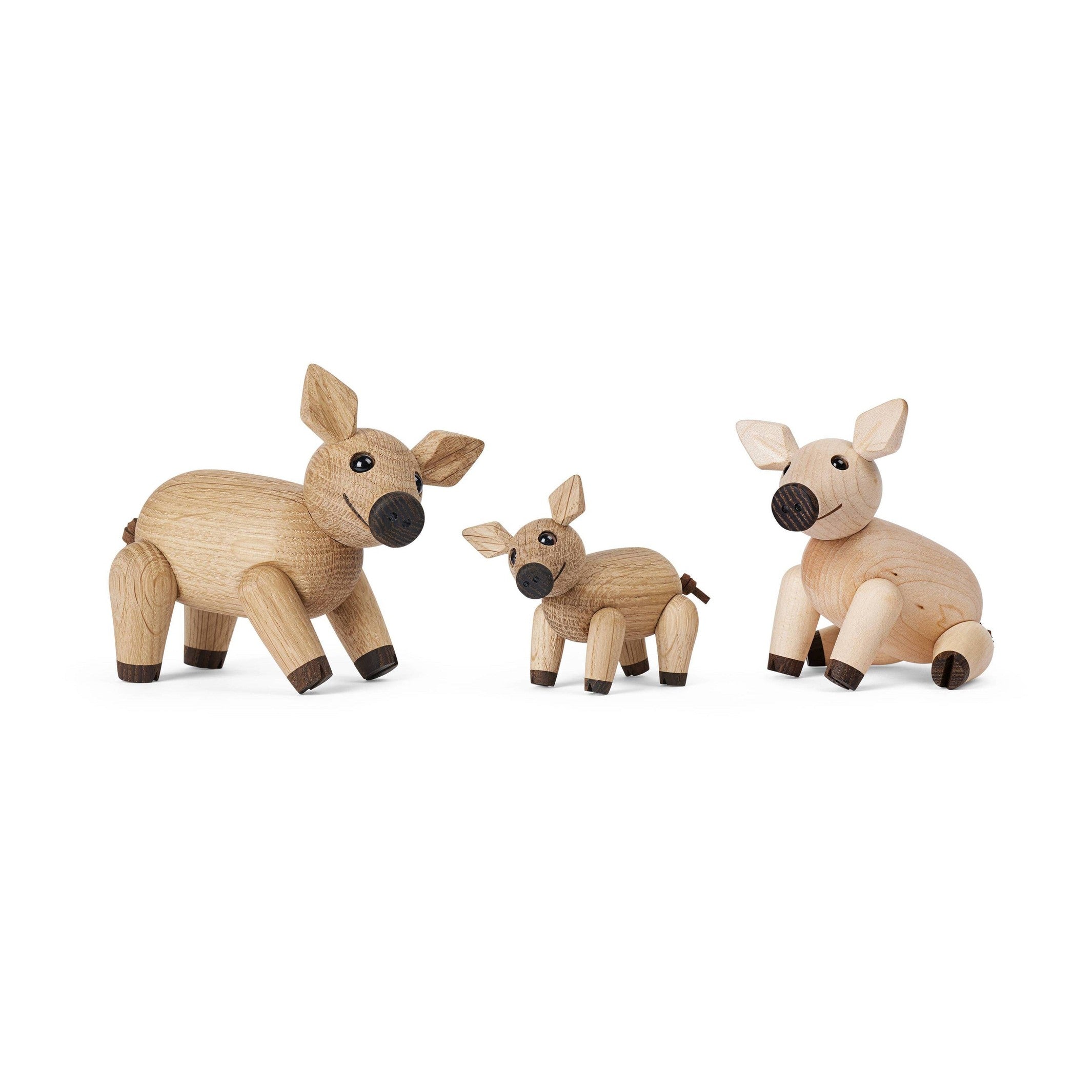 Holzschwein Penny – 8,3 cm · Tierfigur | Spring Copenhagen · Tischdeko