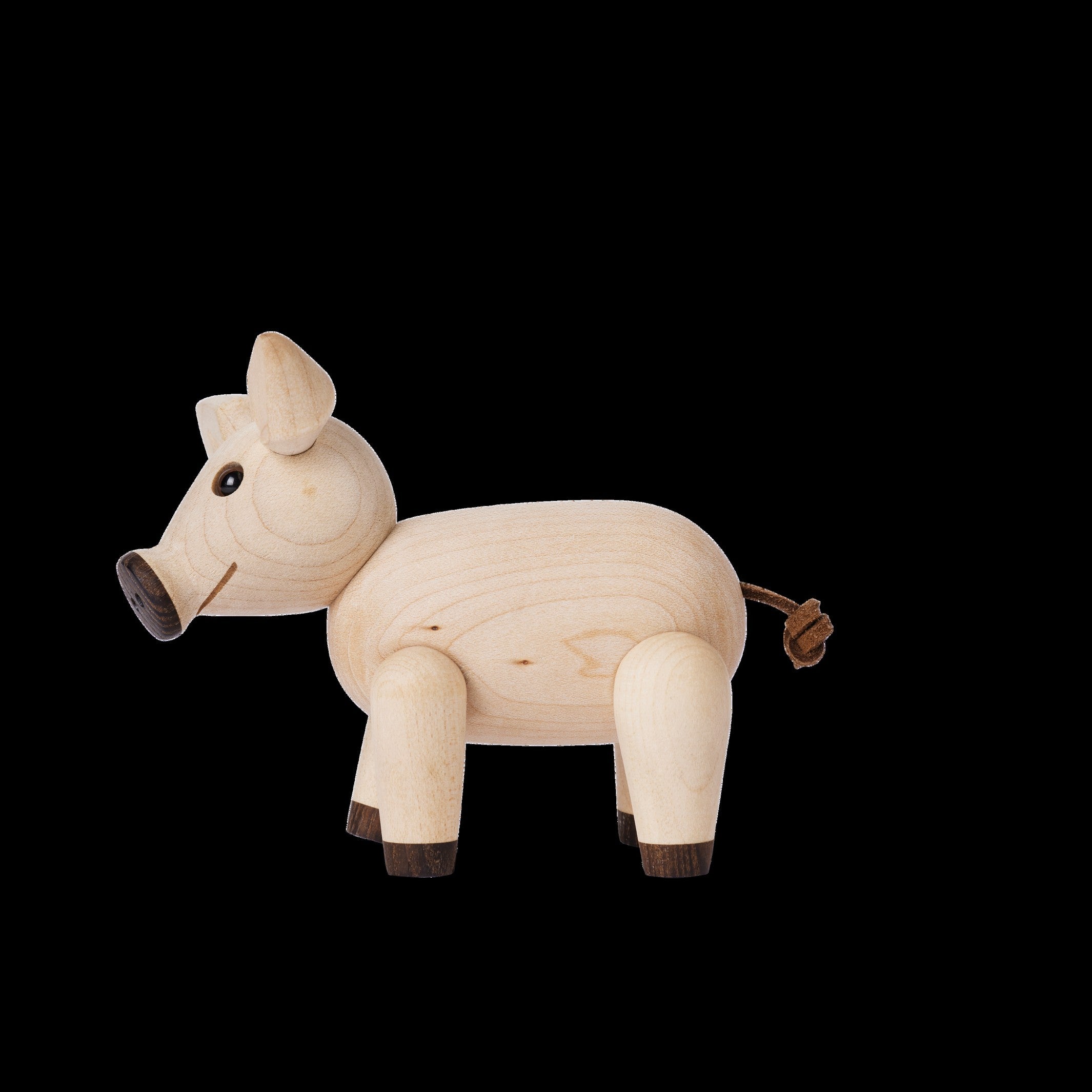Holzschwein Penny – 8,3 cm · Tierfigur | Spring Copenhagen · Tischdeko