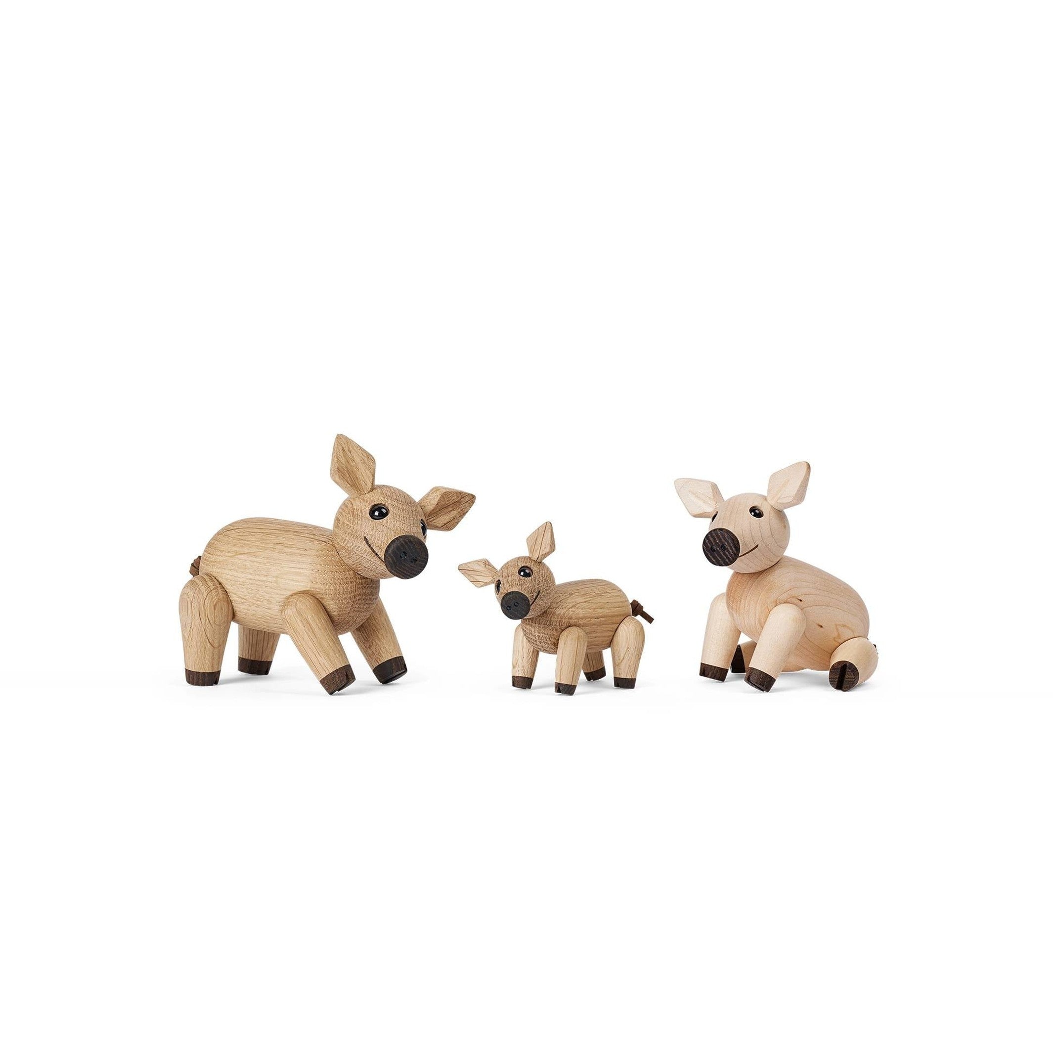 Holzschwein Percy – 9,3 cm · Tierfigur | Spring Copenhagen · Tischdeko