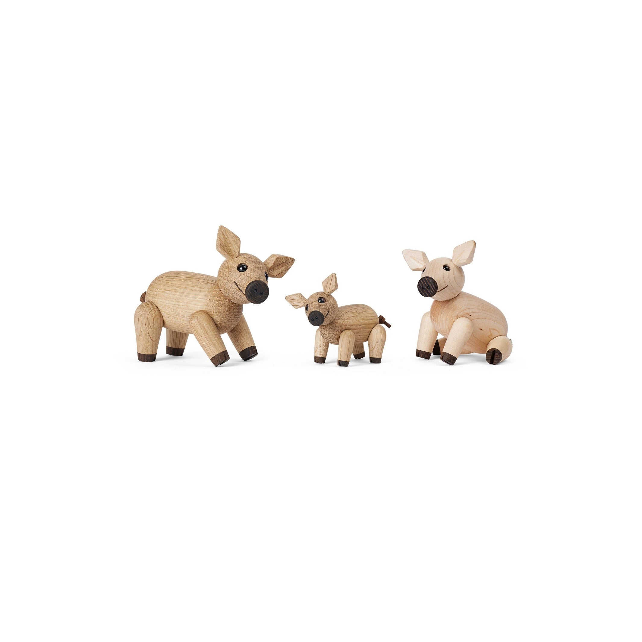 Holzschwein Penny – 8,3 cm · Tierfigur | Spring Copenhagen · Tischdeko
