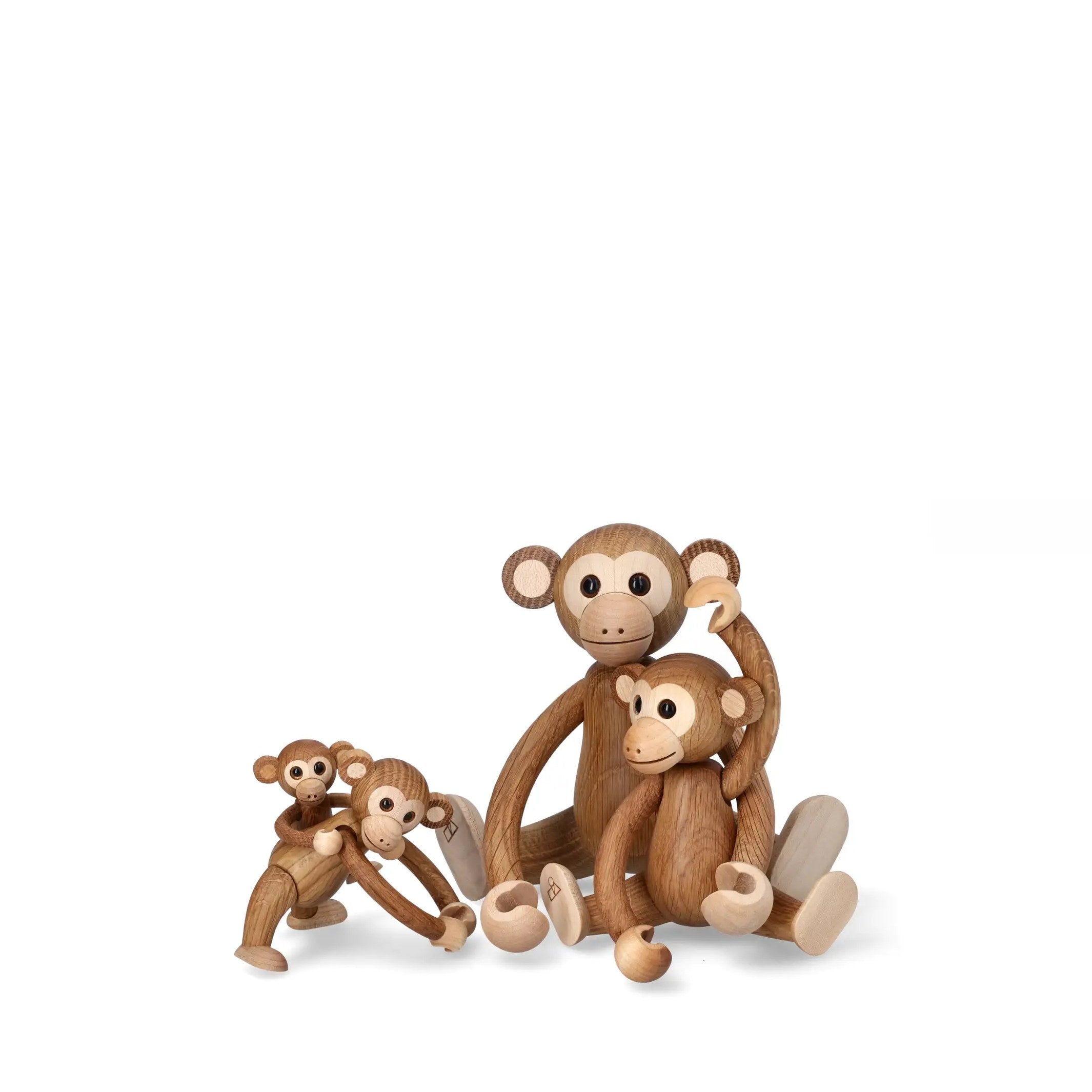 Wooden Monkey Funky – 21 cm · Animal Figure | Spring Copenhagen · Desk Decor