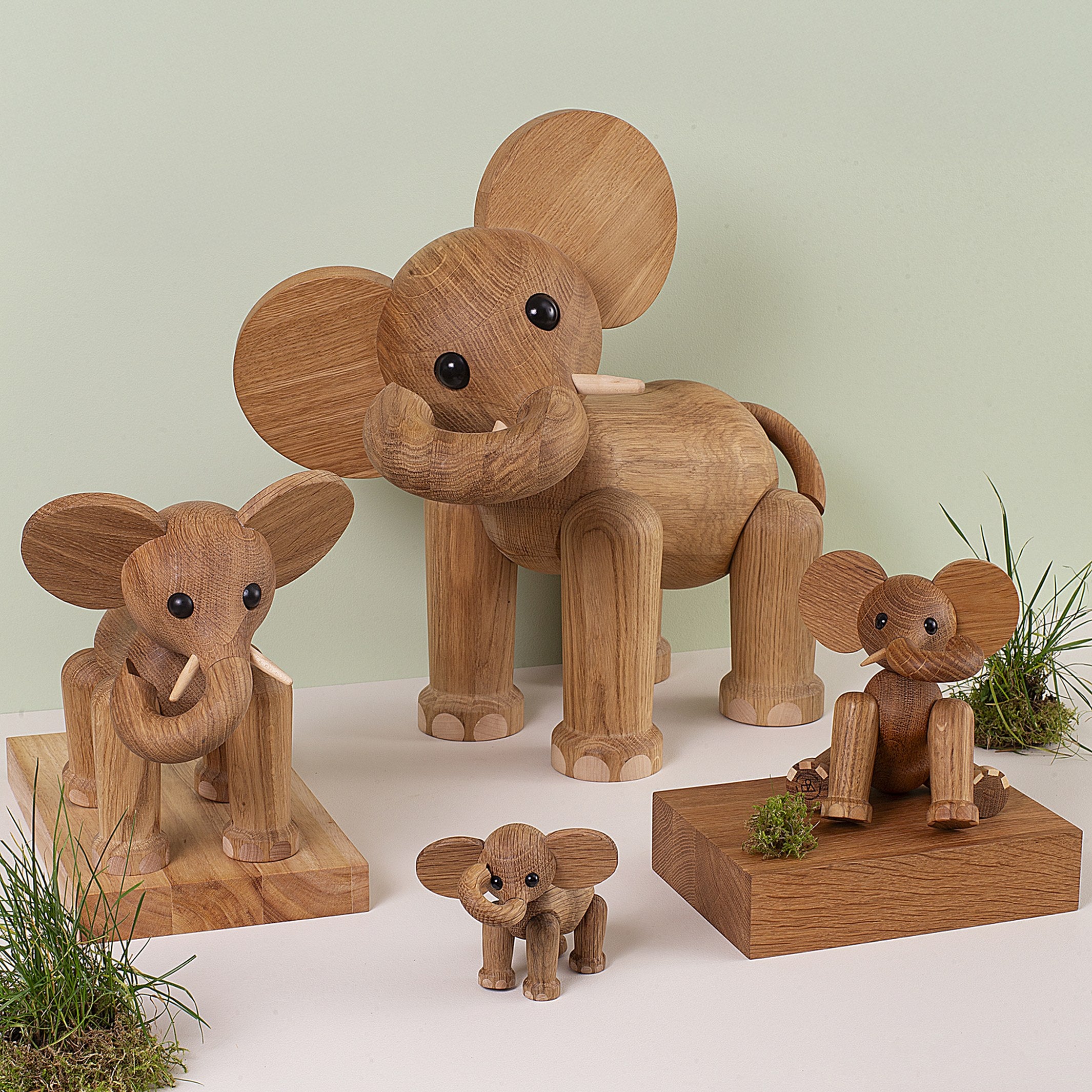 Holzelefant Tembo XXL – Eiche · 41 cm | Spring Copenhagen