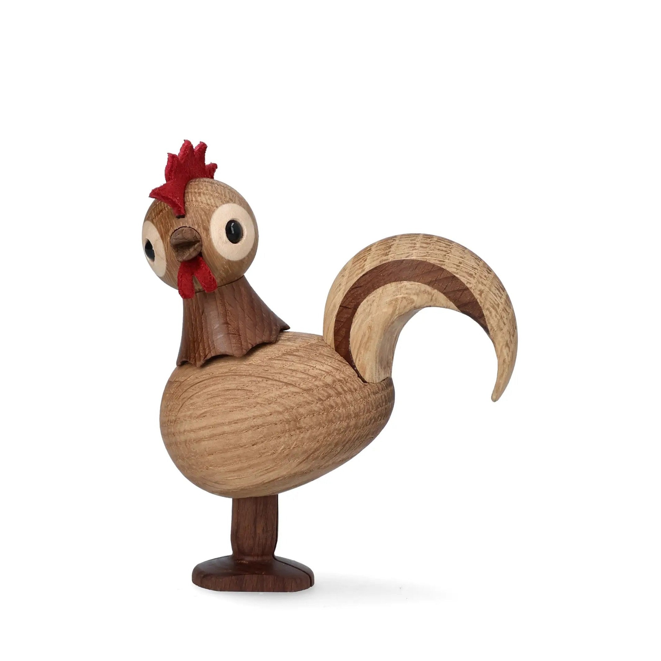 Holzhahn Rise – 10,5 cm · Tierskulptur | Spring Copenhagen · Tischdeko
