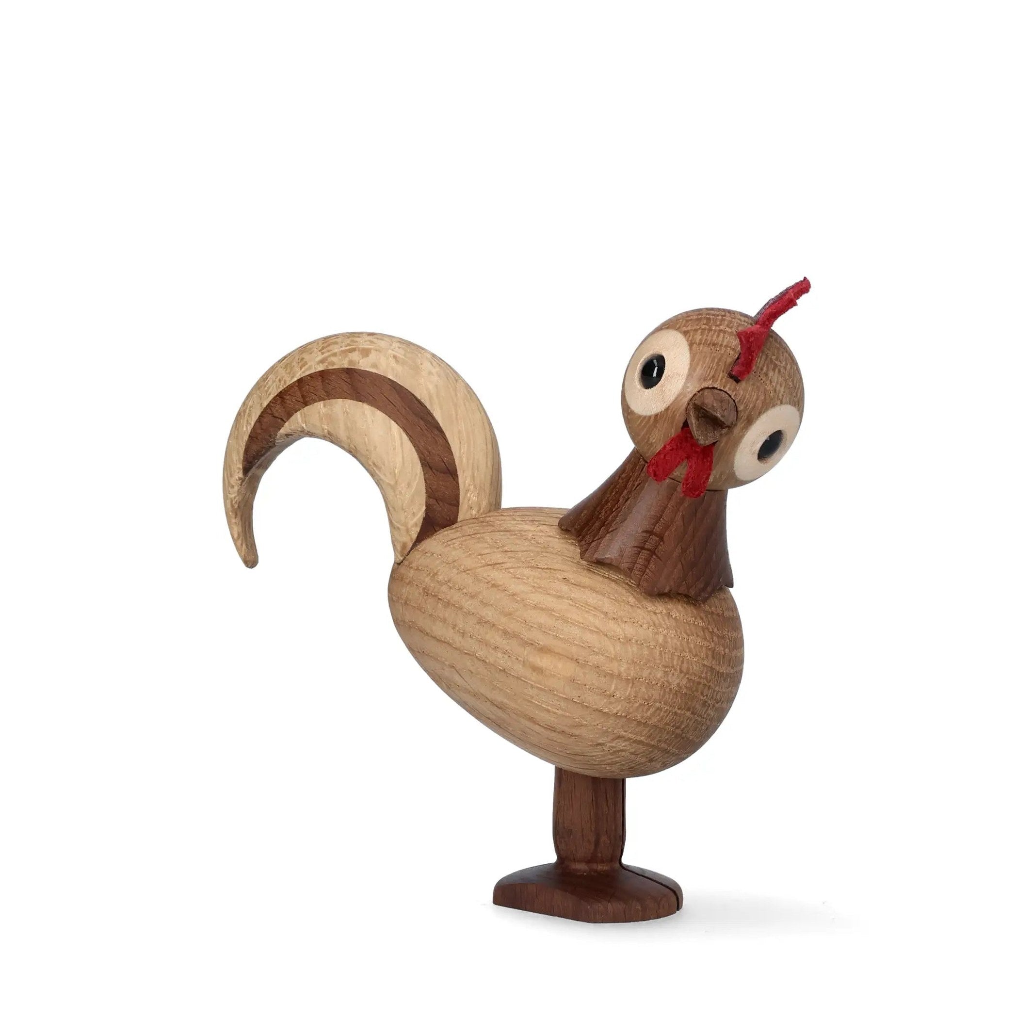 Holzhahn Rise – 10,5 cm · Tierskulptur | Spring Copenhagen · Tischdeko