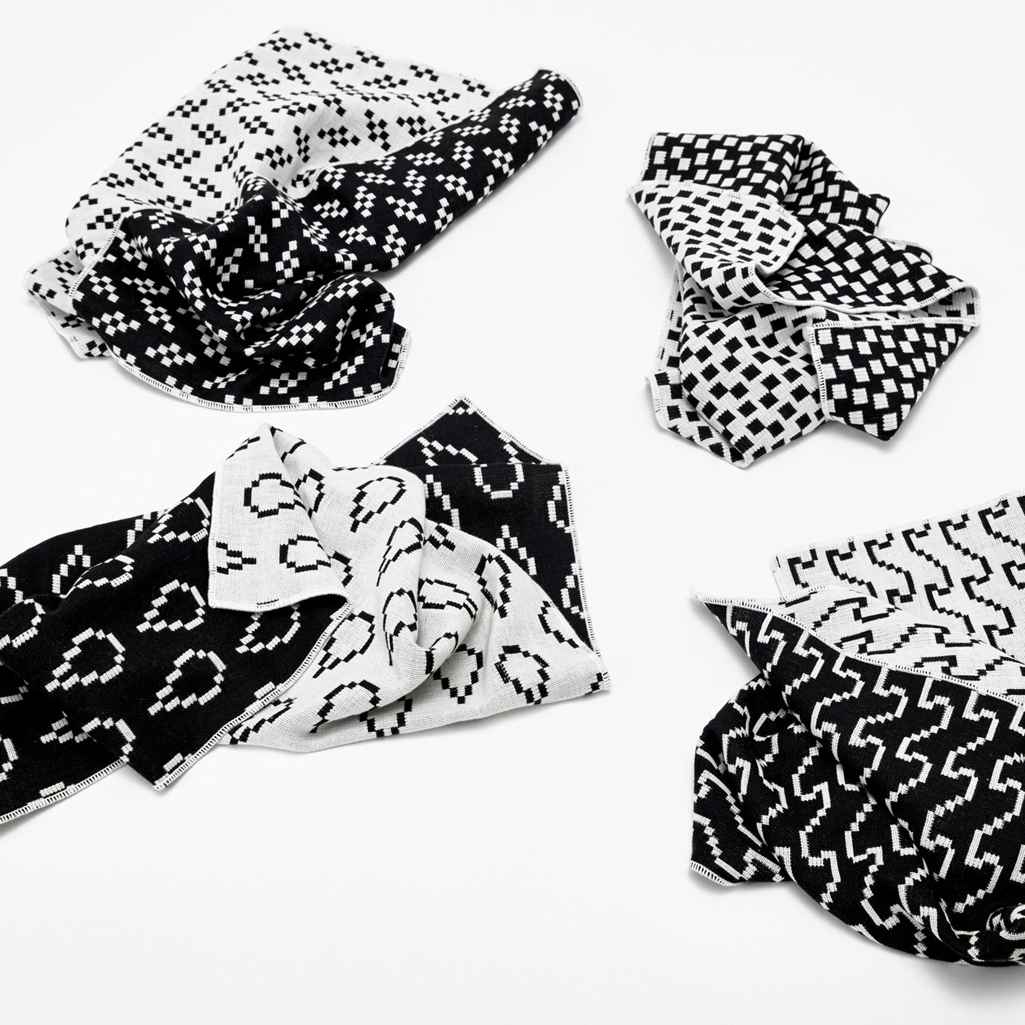 BITMAP TEXTILES | 4 STOFFSERVIETTEN | Susan Kare | Areaware