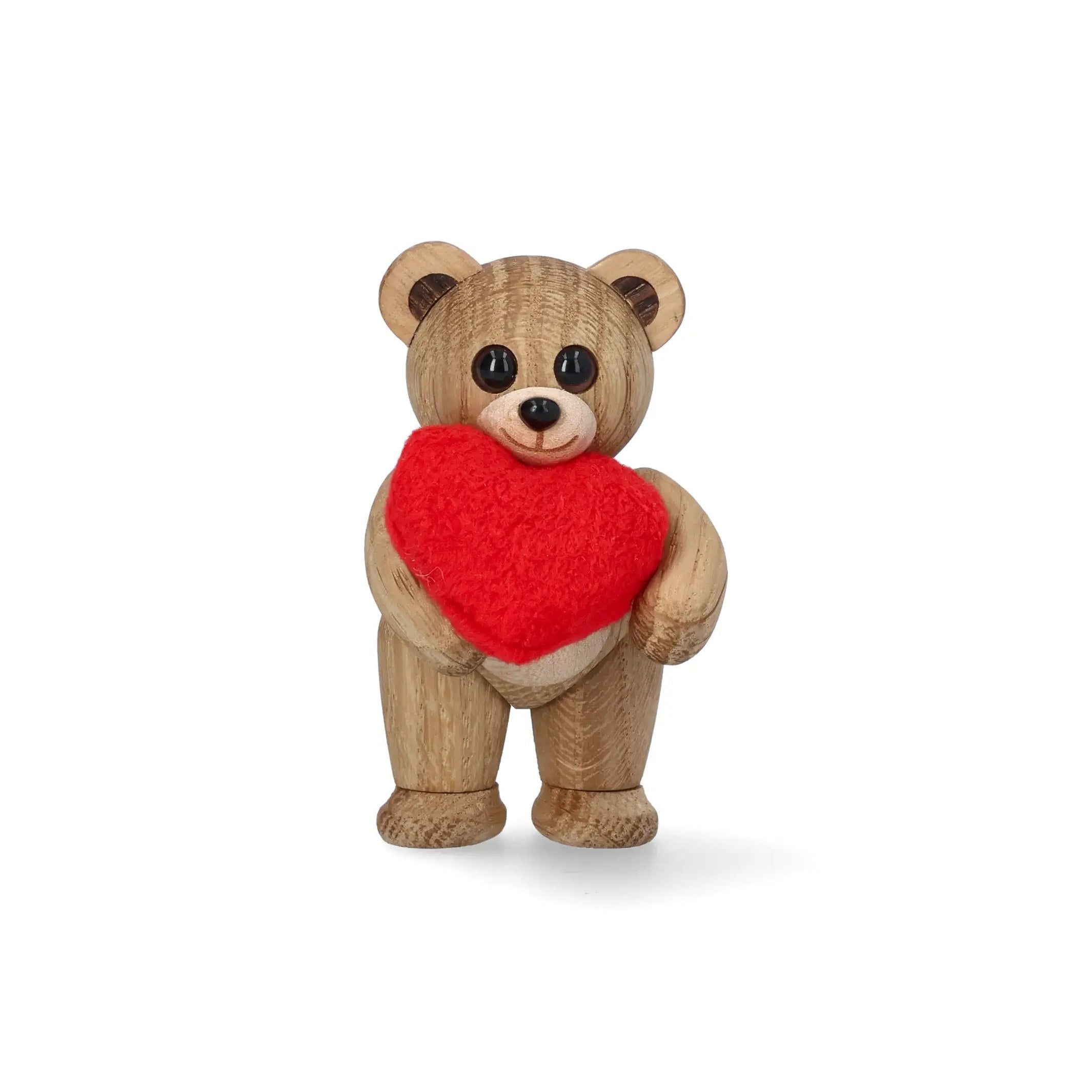 Holz-Teddybär Squeeze – Eiche · 7,6 cm | Spring Copenhagen