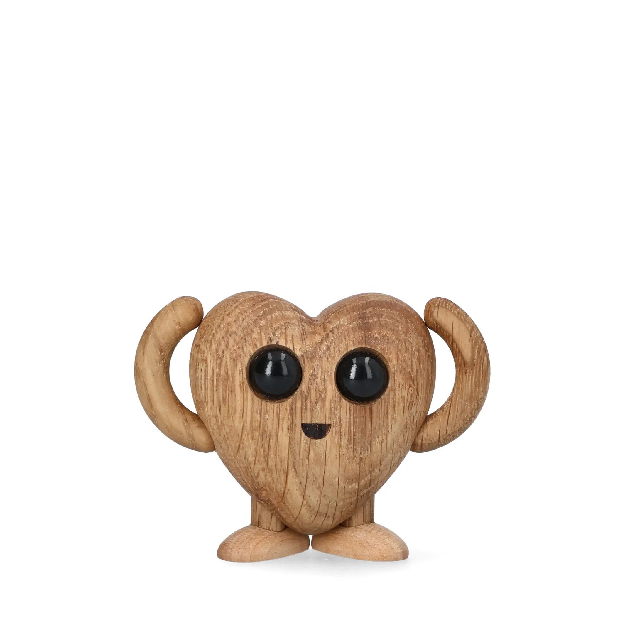 Holzfigur Woodies "Hugo Heart" – 5,4 cm | Spring Copenhagen