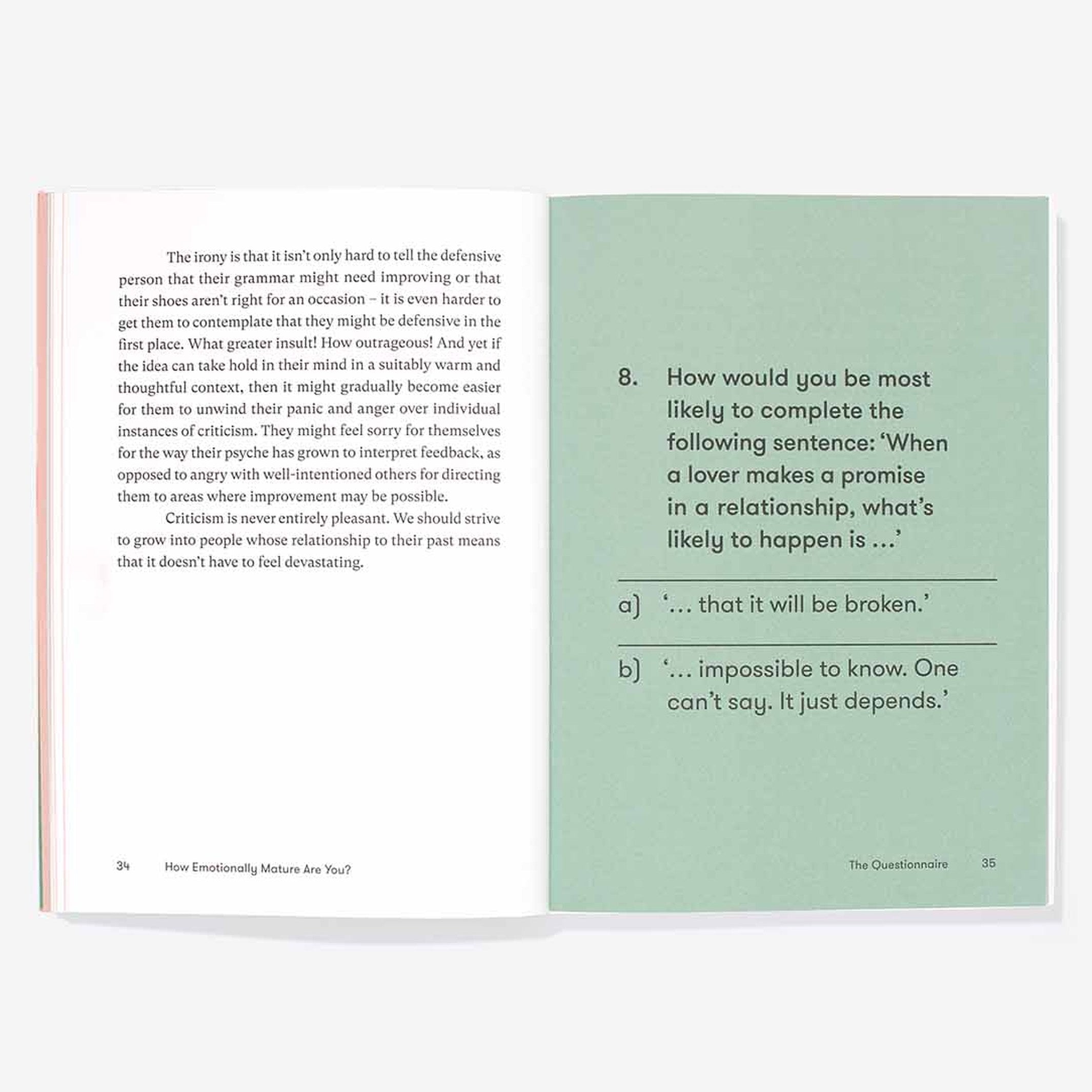 Taschenbuch "How Emotionally Mature Are You?" – EN | The School of Life