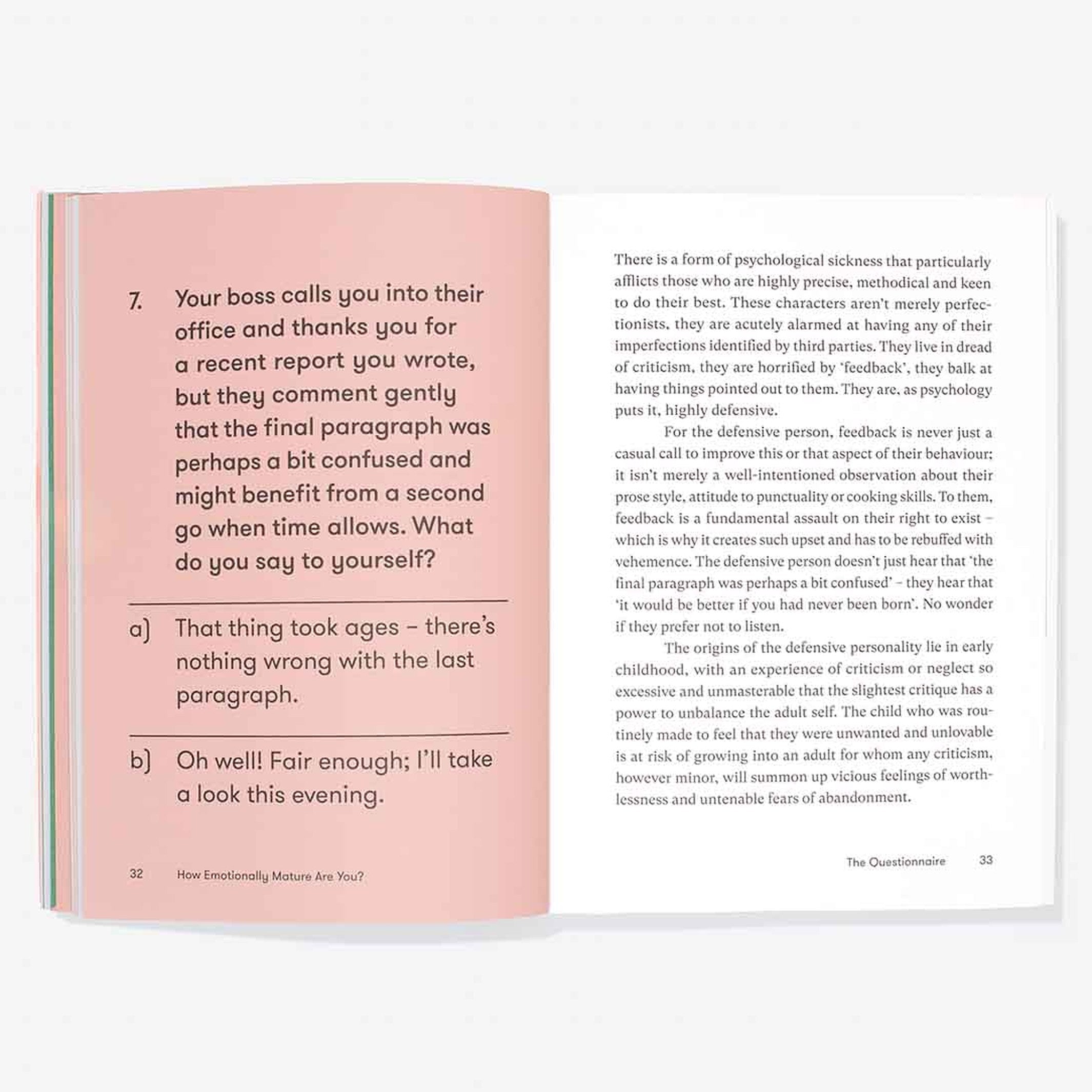 Taschenbuch "How Emotionally Mature Are You?" – EN | The School of Life