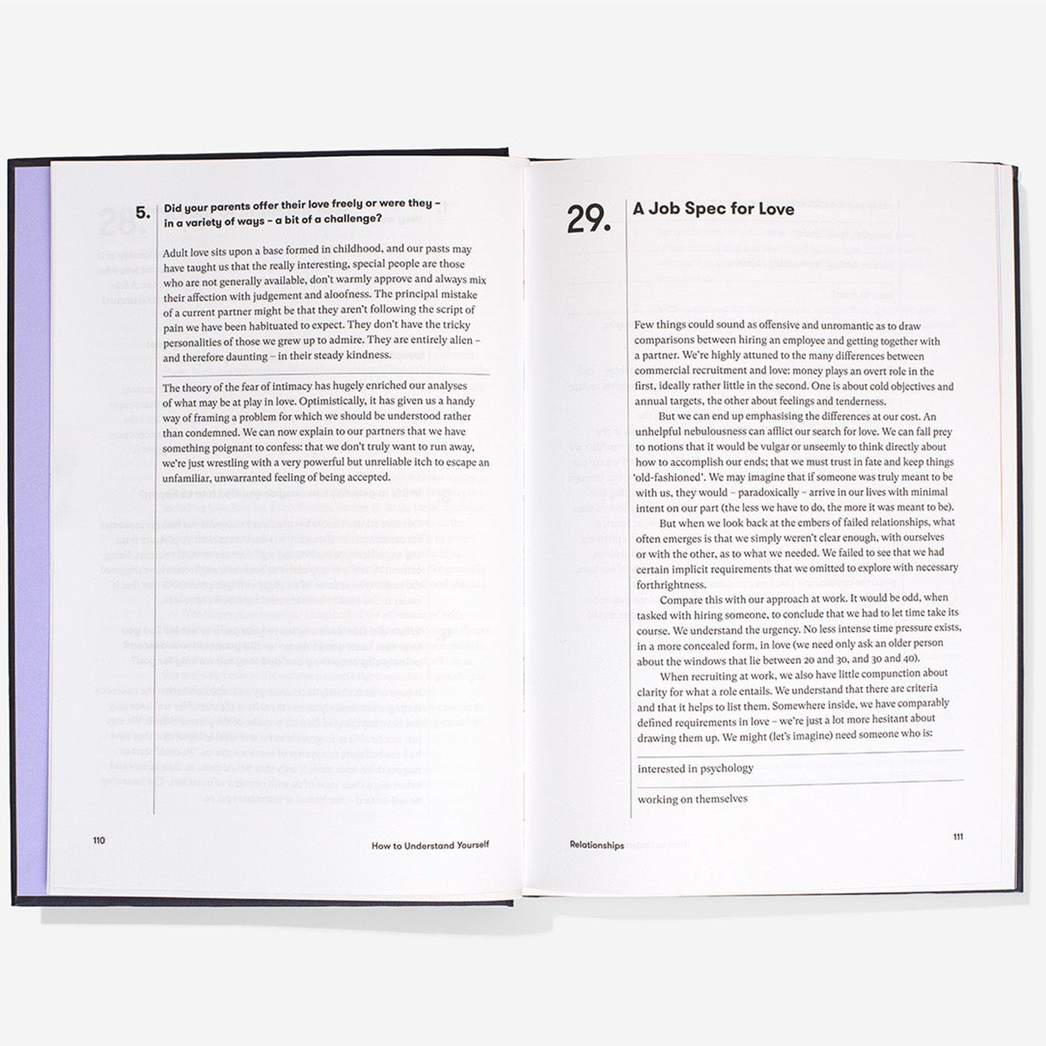 Workbook "How To Understand Yourself" – Englisch | The School of Life