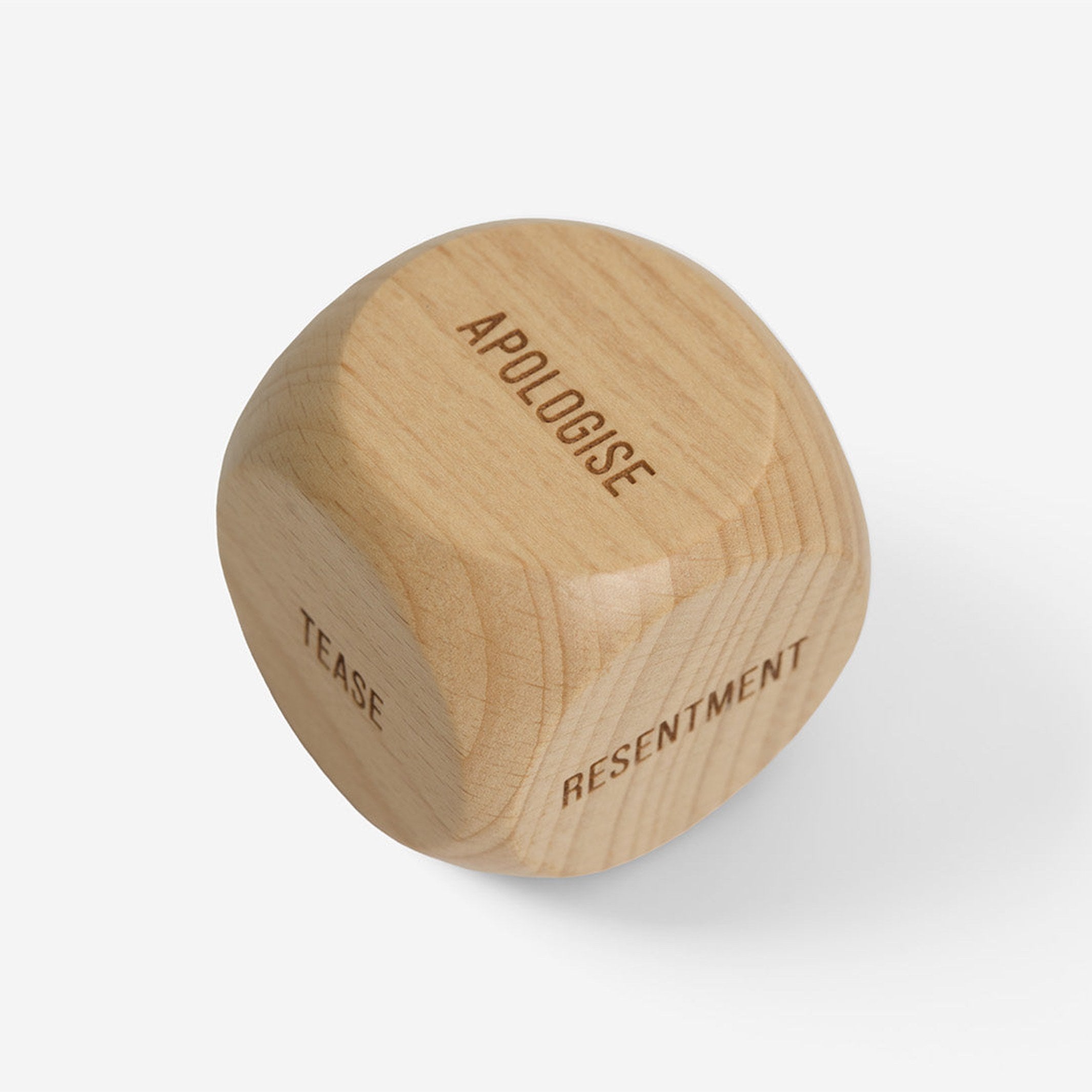 Würfelspiel "Couple's Dice" – Holz · Englisch | The School of Life