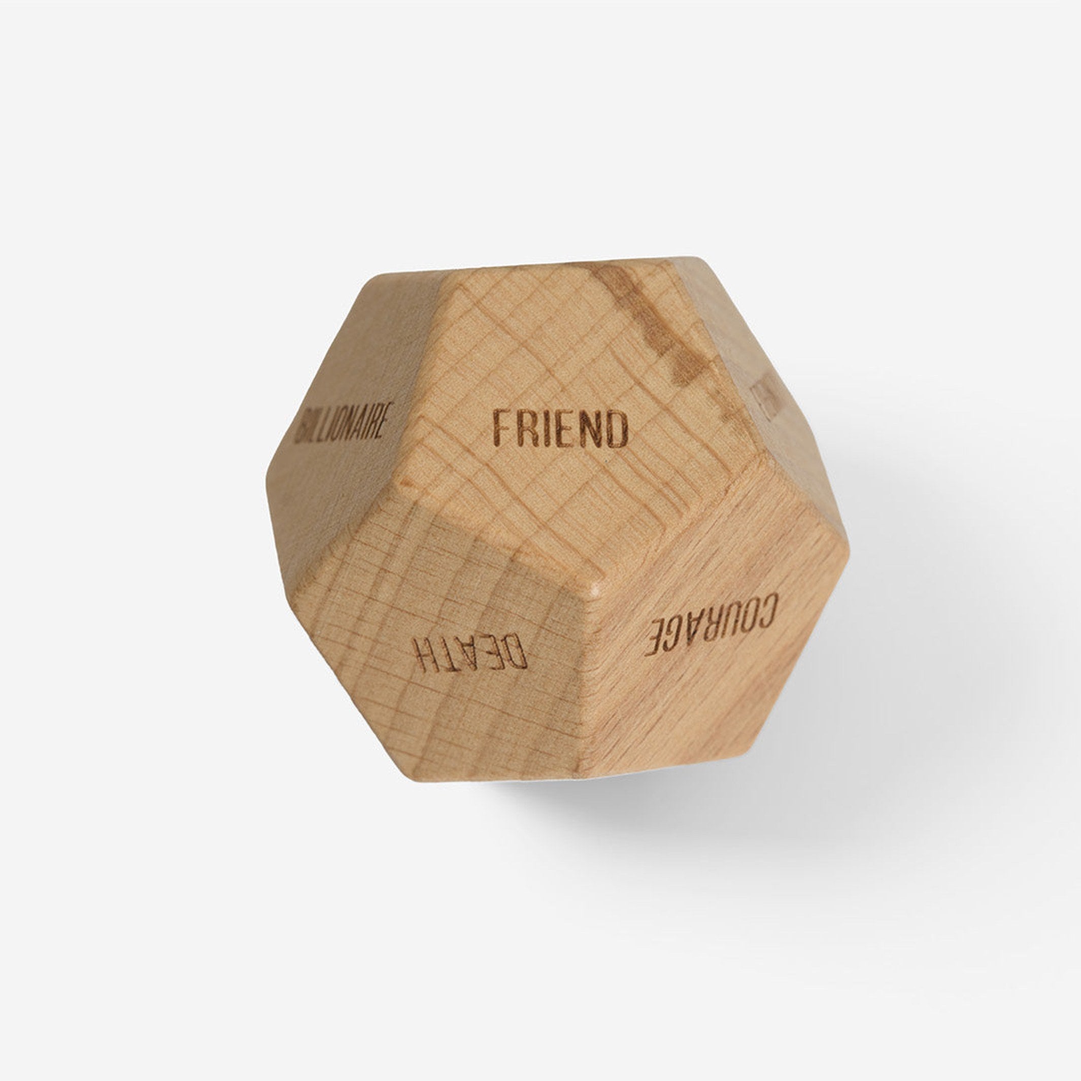 Würfelspiel "Decision Dice" – 12 Seiten · Holz | The School of Life