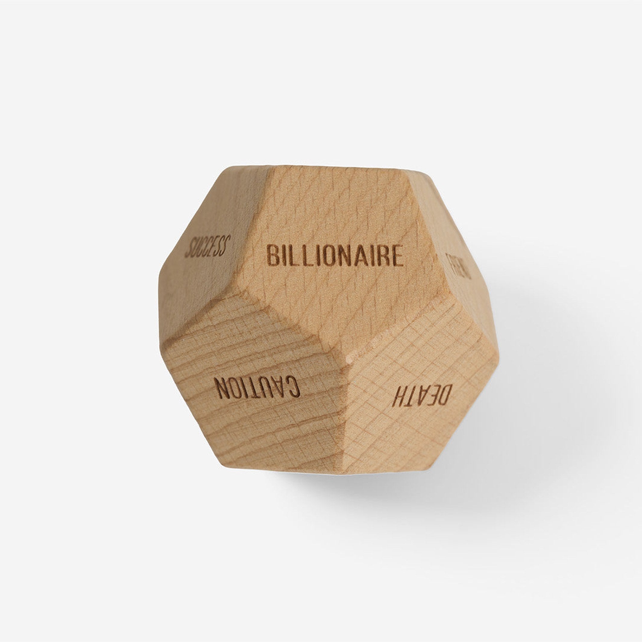 Würfelspiel "Decision Dice" – 12 Seiten · Holz | The School of Life