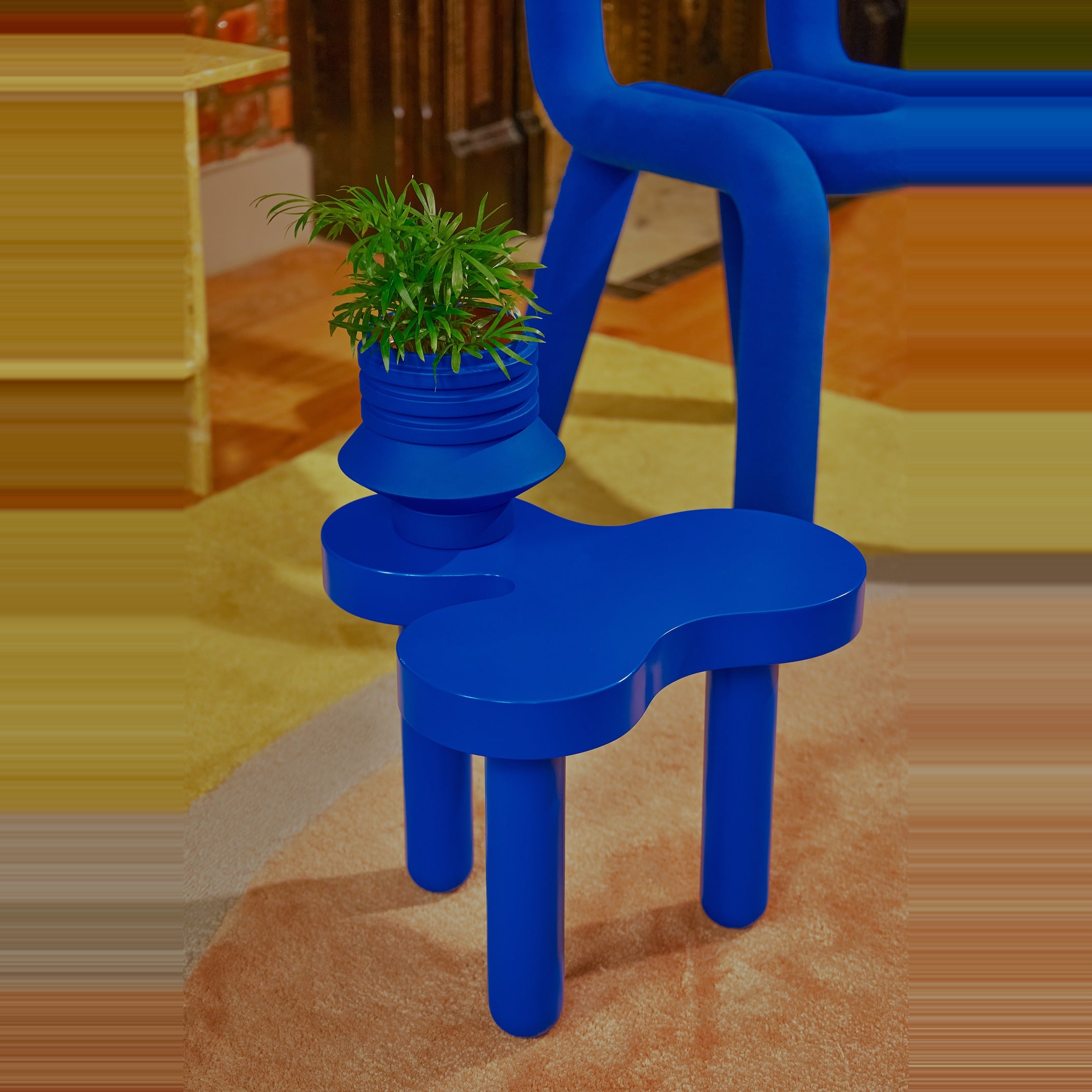 Side Table Splat – Short · Blue | Sophie Collé · Areaware