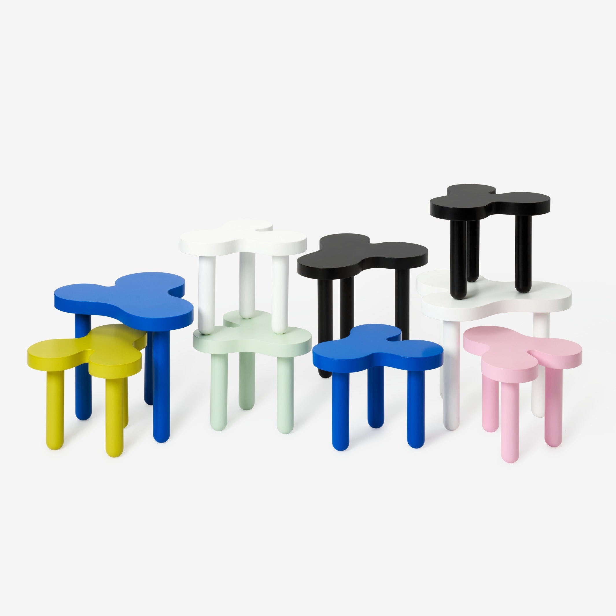 Side Table Splat – Tall · White | Sophie Collé · Areaware