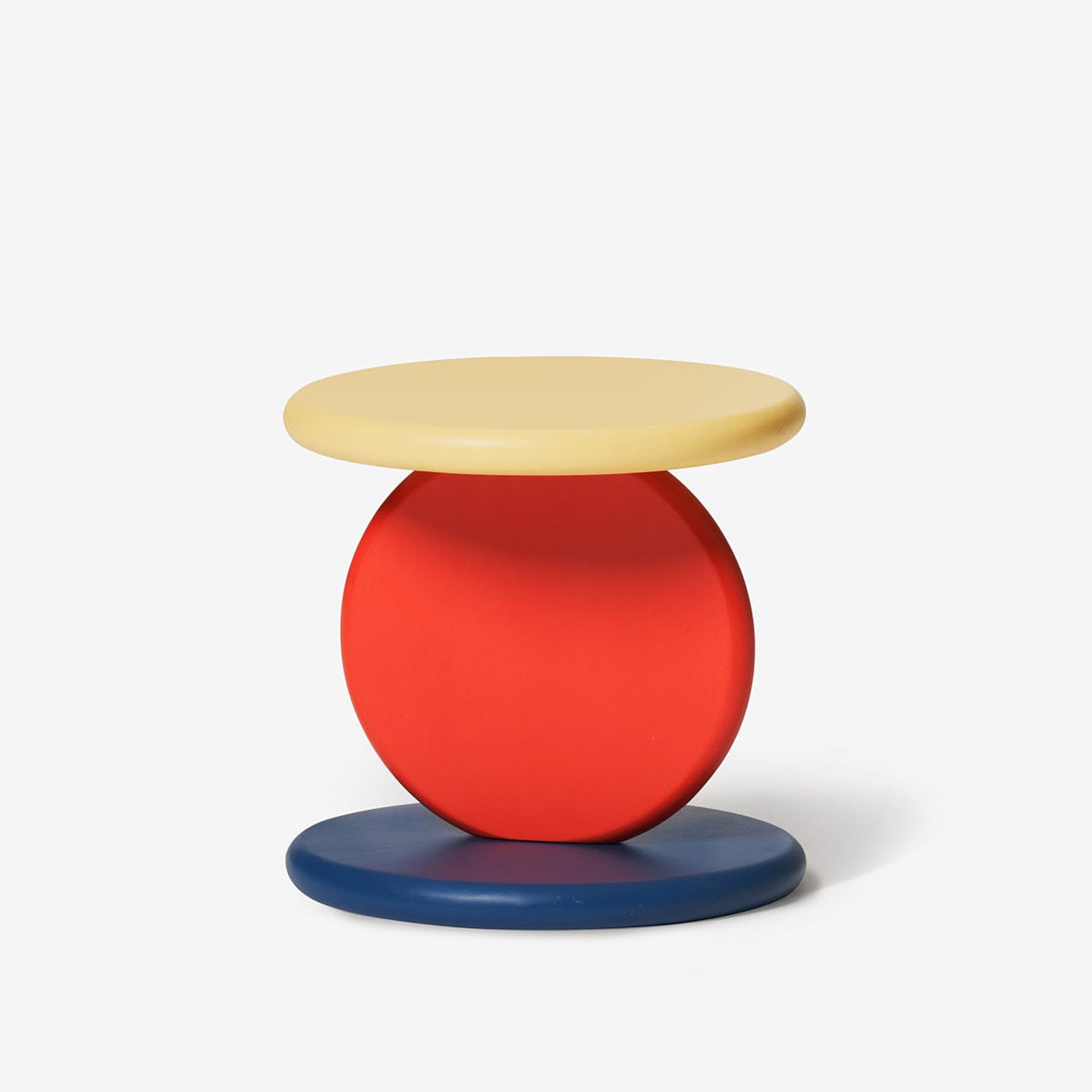Side Table "Pod Low" – Multicolor · Wood · Ø 27 cm | Hanna Anonen · Areaware