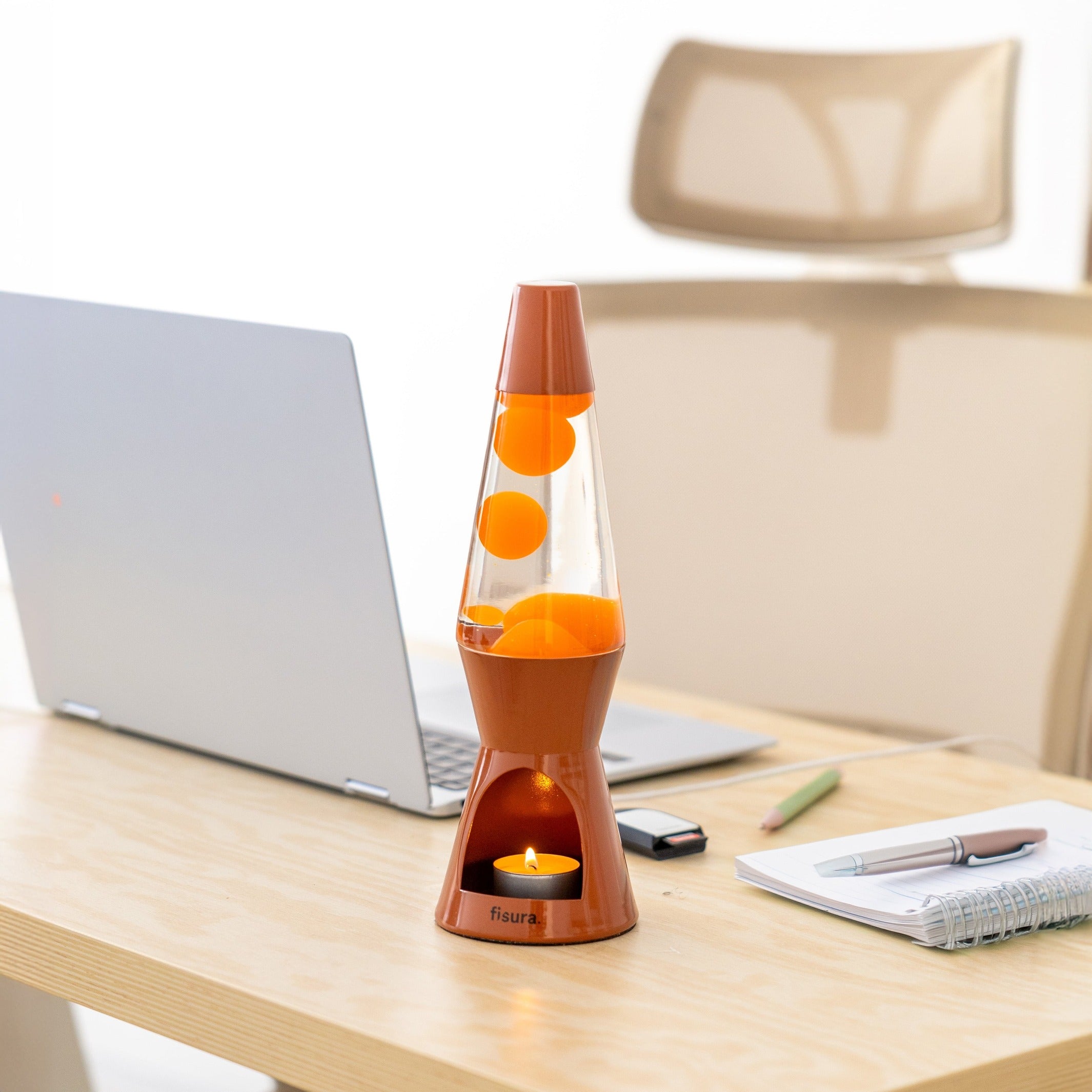 Lava Lamp Tealight – Terracotta · 31.5 cm | Fisura · Mood Light