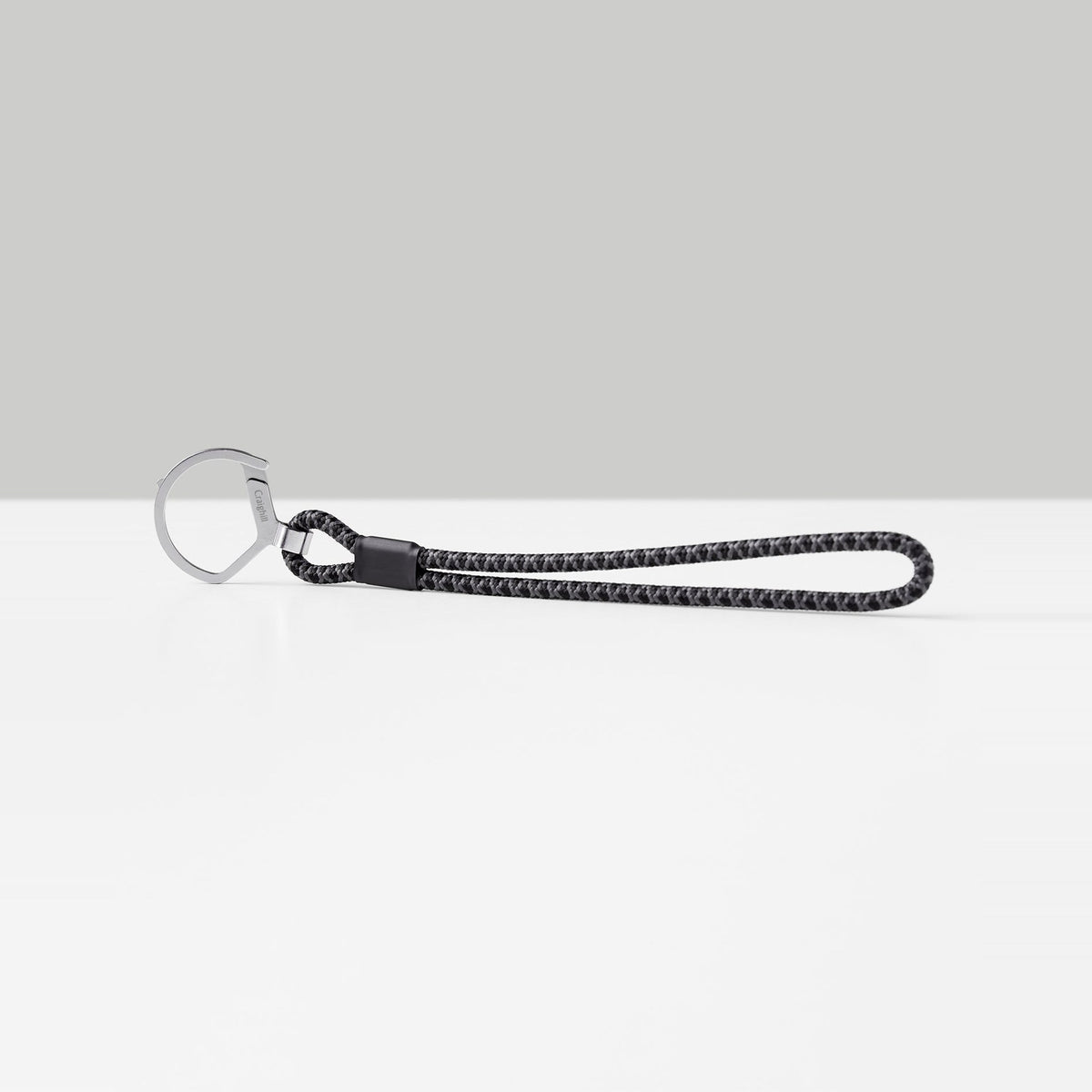 Nøglering "Rope Split Ring Long" – Mørkegrå · 24 cm | Craighill