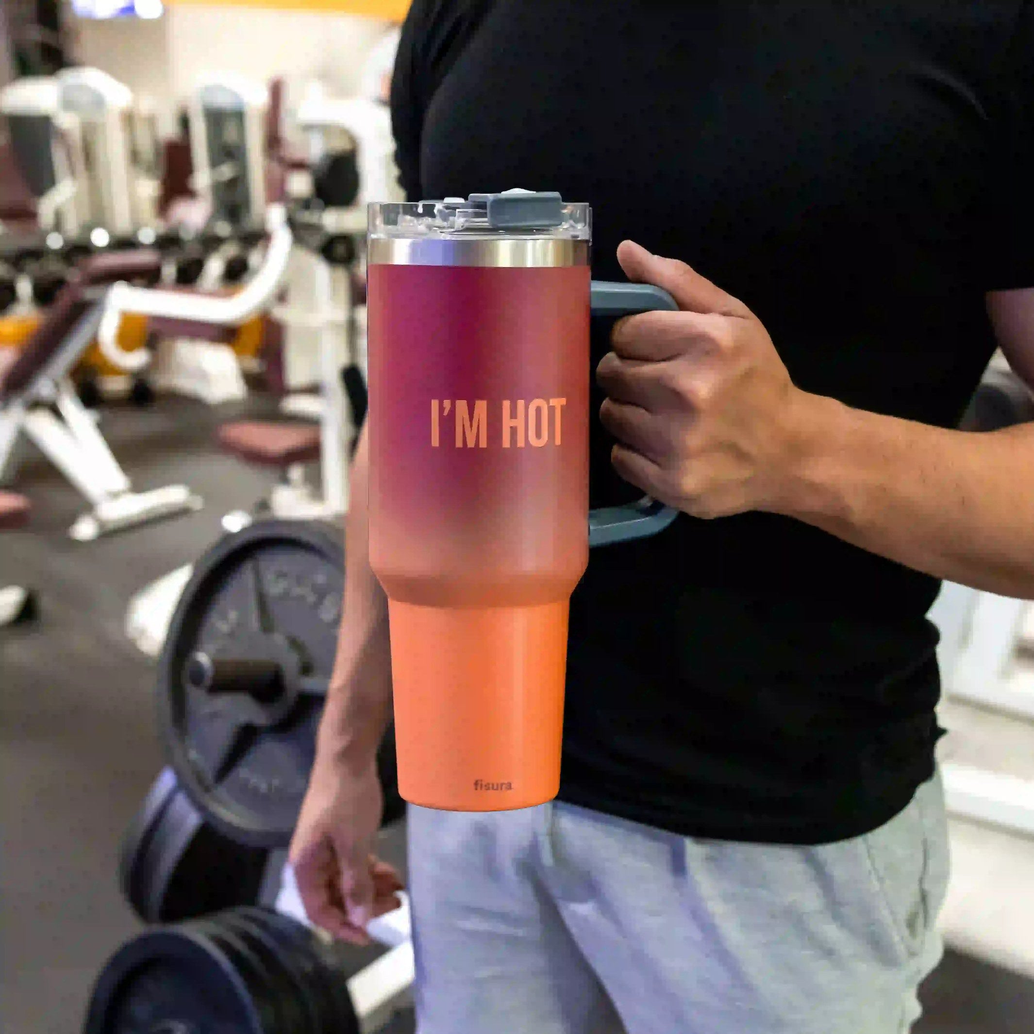 XXL Thermos "I'm Hot" – Stainless Steel · 1.2 l | Fisura
