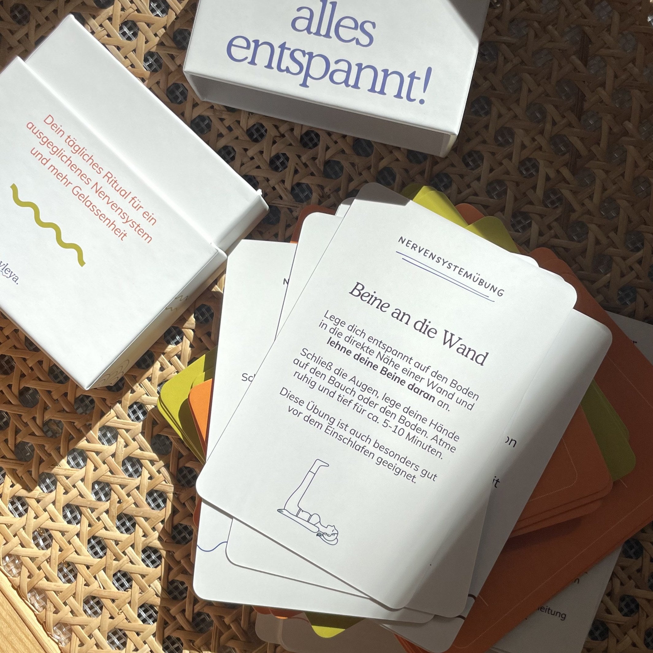 Card Set "Alles Entspannt" – German · 45 Cards · 9×12 cm | revleya