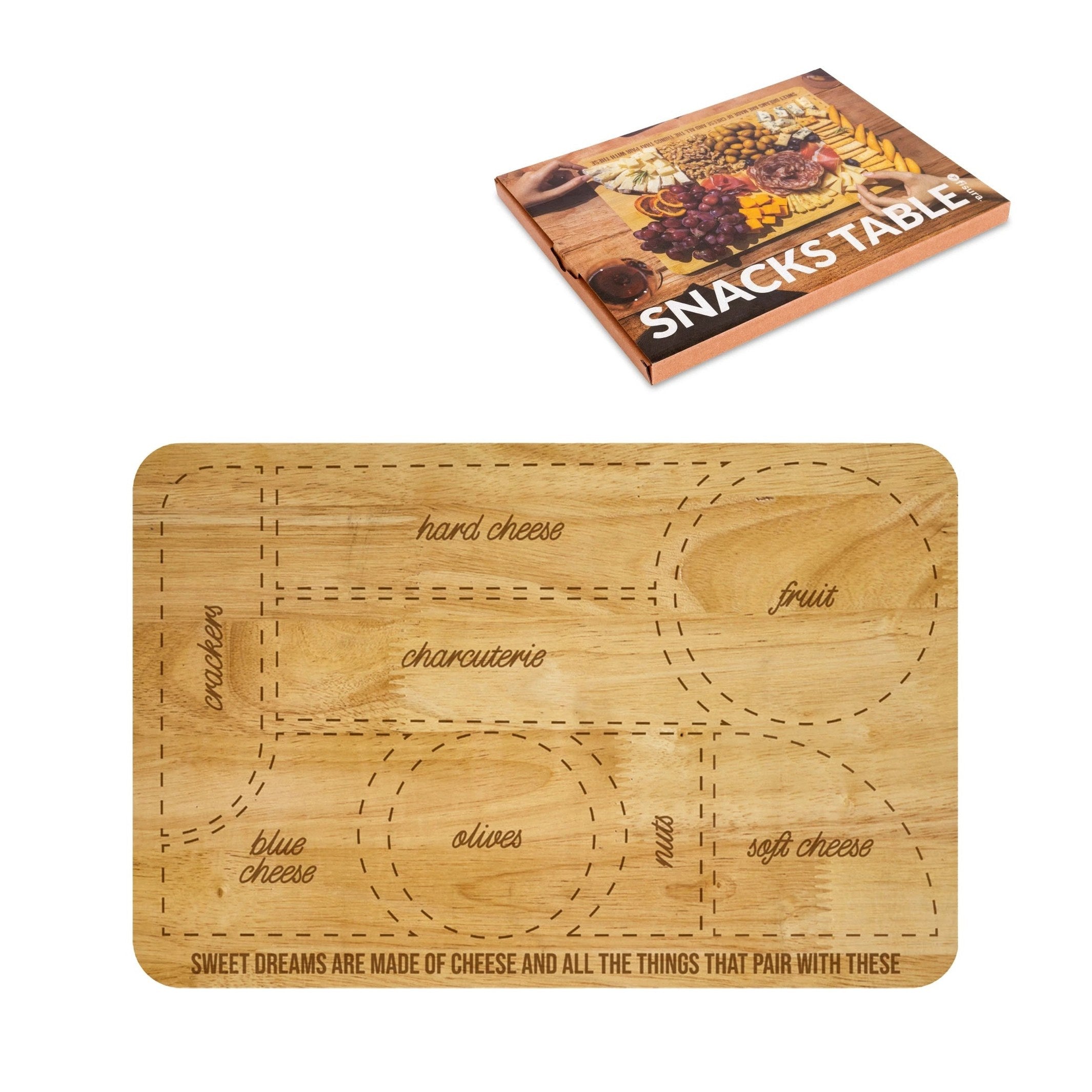 Serving Board Aperitivos – Bamboo · 40×30 cm | Fisura