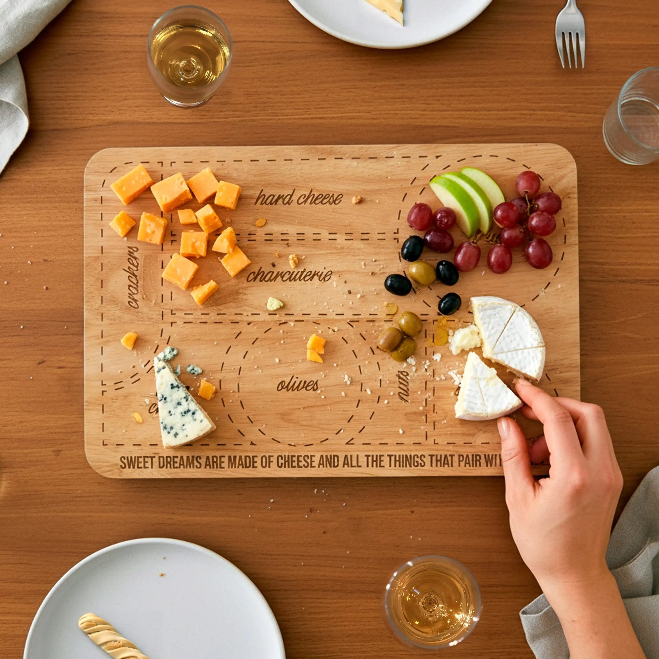 Serving Board Aperitivos – Bamboo · 40×30 cm | Fisura