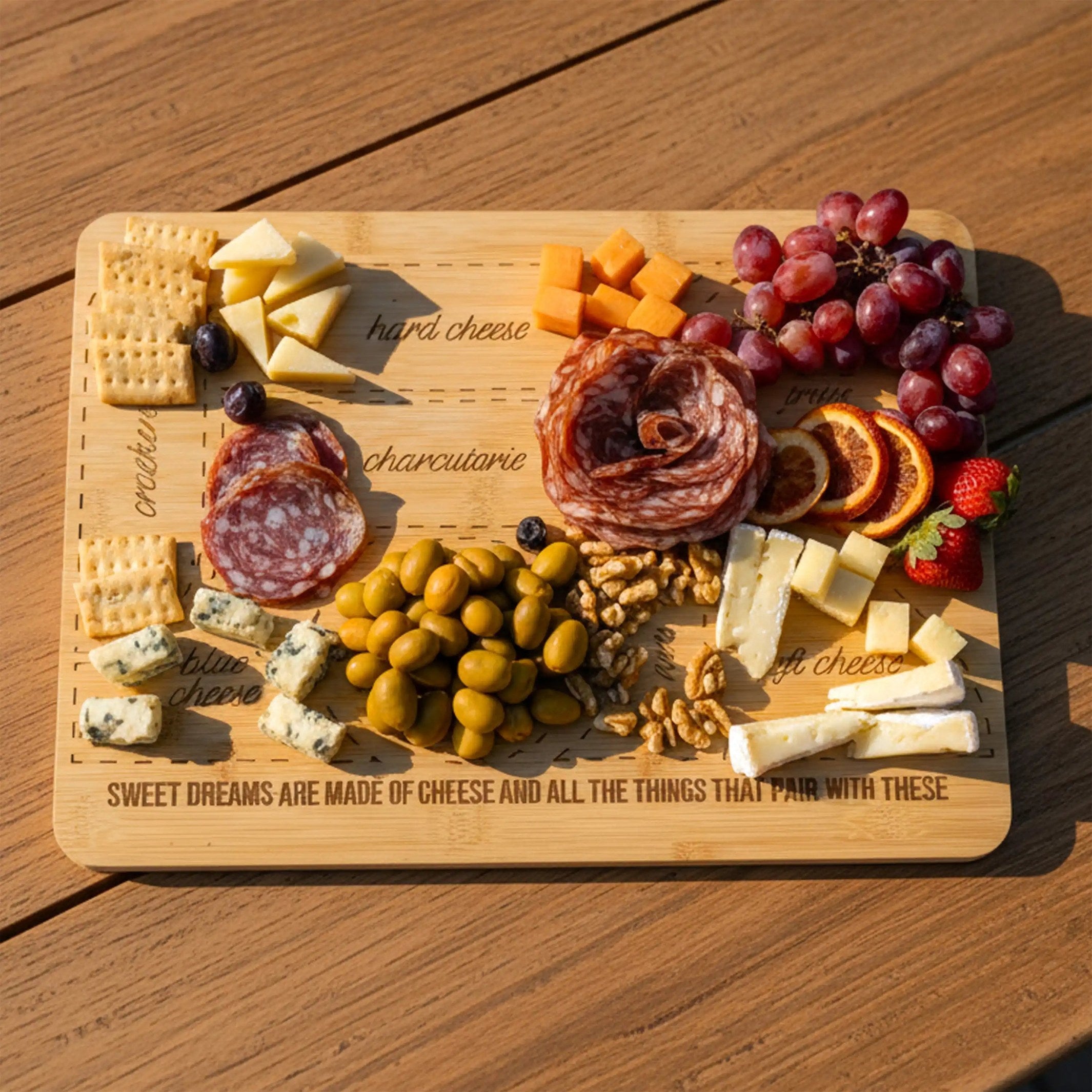 Serving Board Aperitivos – Bamboo · 40×30 cm | Fisura
