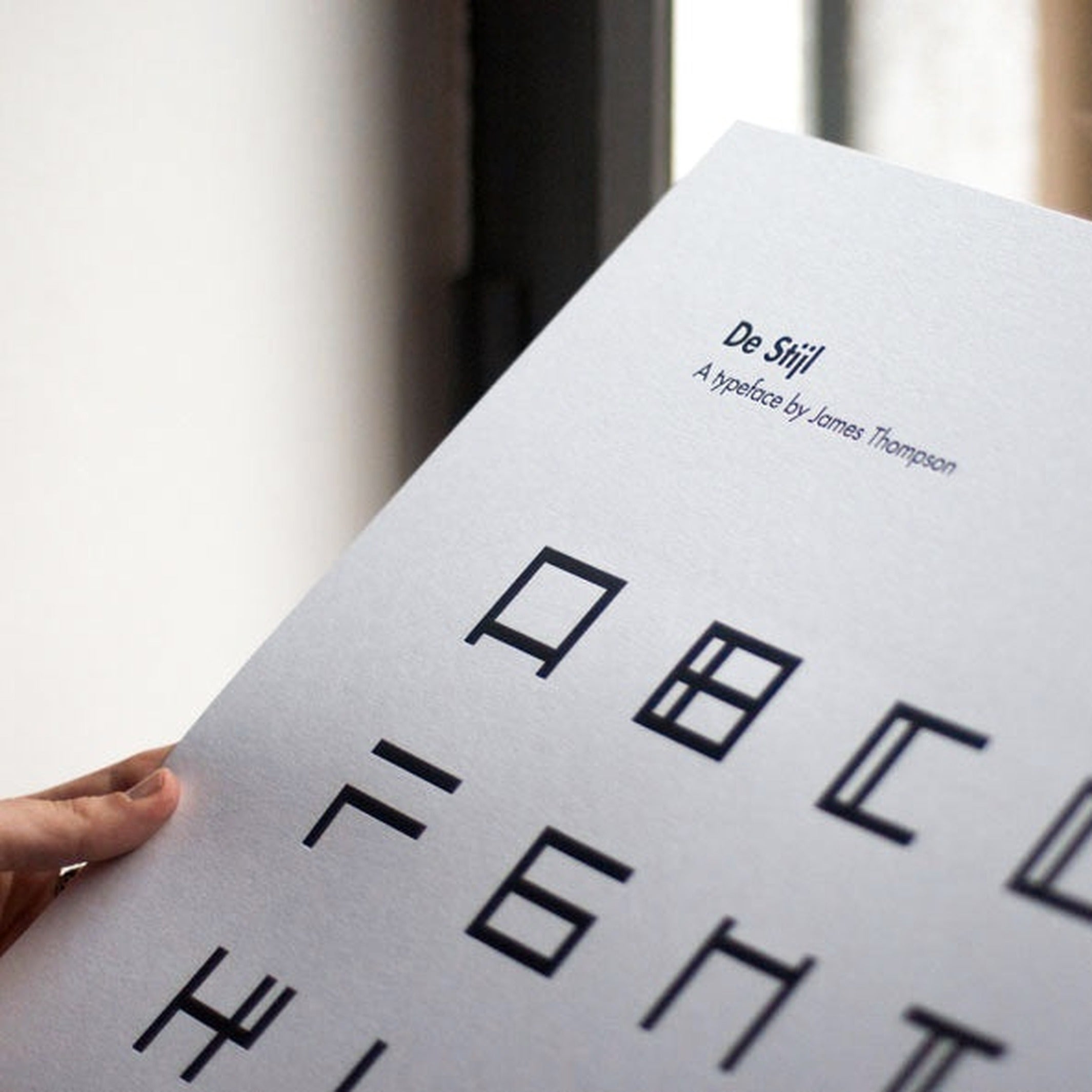 Poster "De Stijl A-to-Z" – Letterpress · 70 × 48 cm | Beamalevich