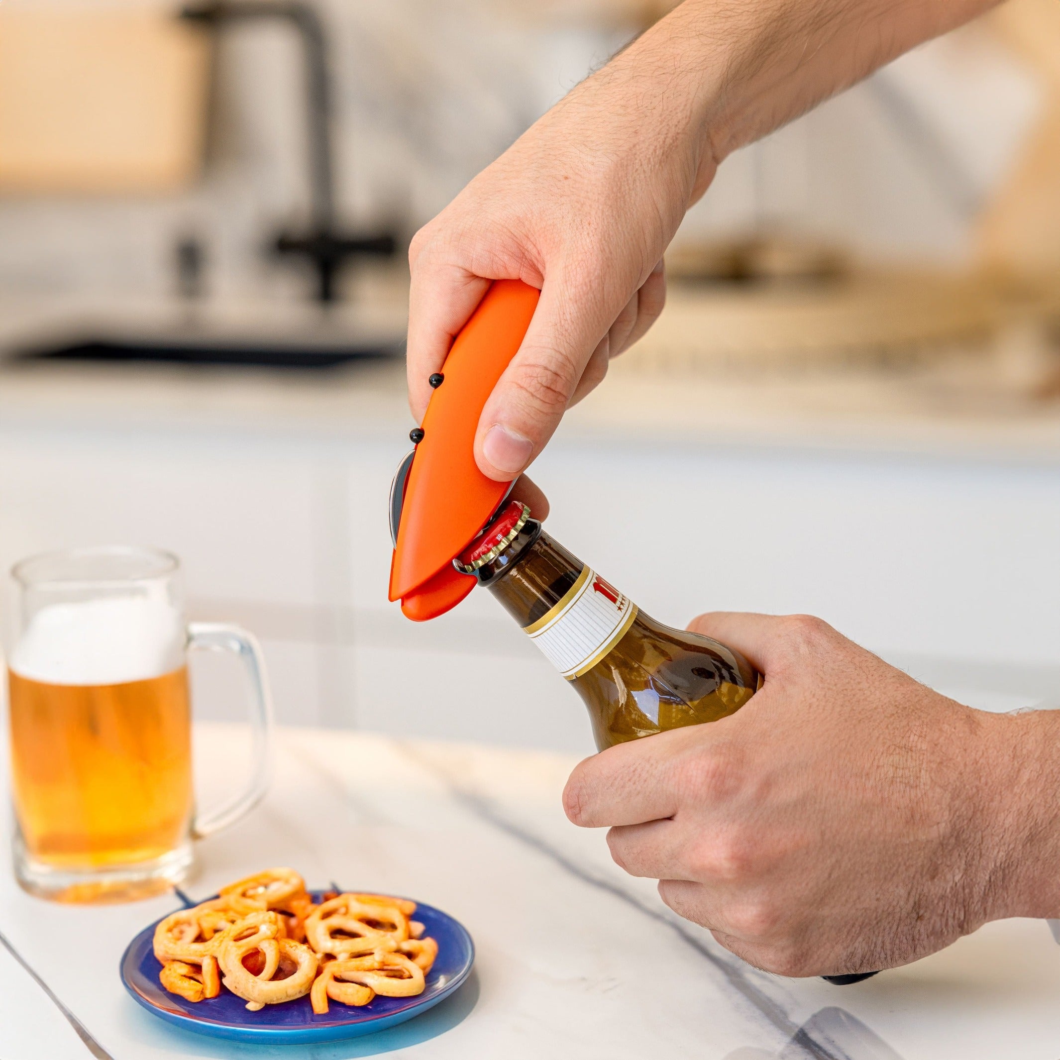 Korkenzieher Krabbe – Metall · Kellnermesser | Fisura