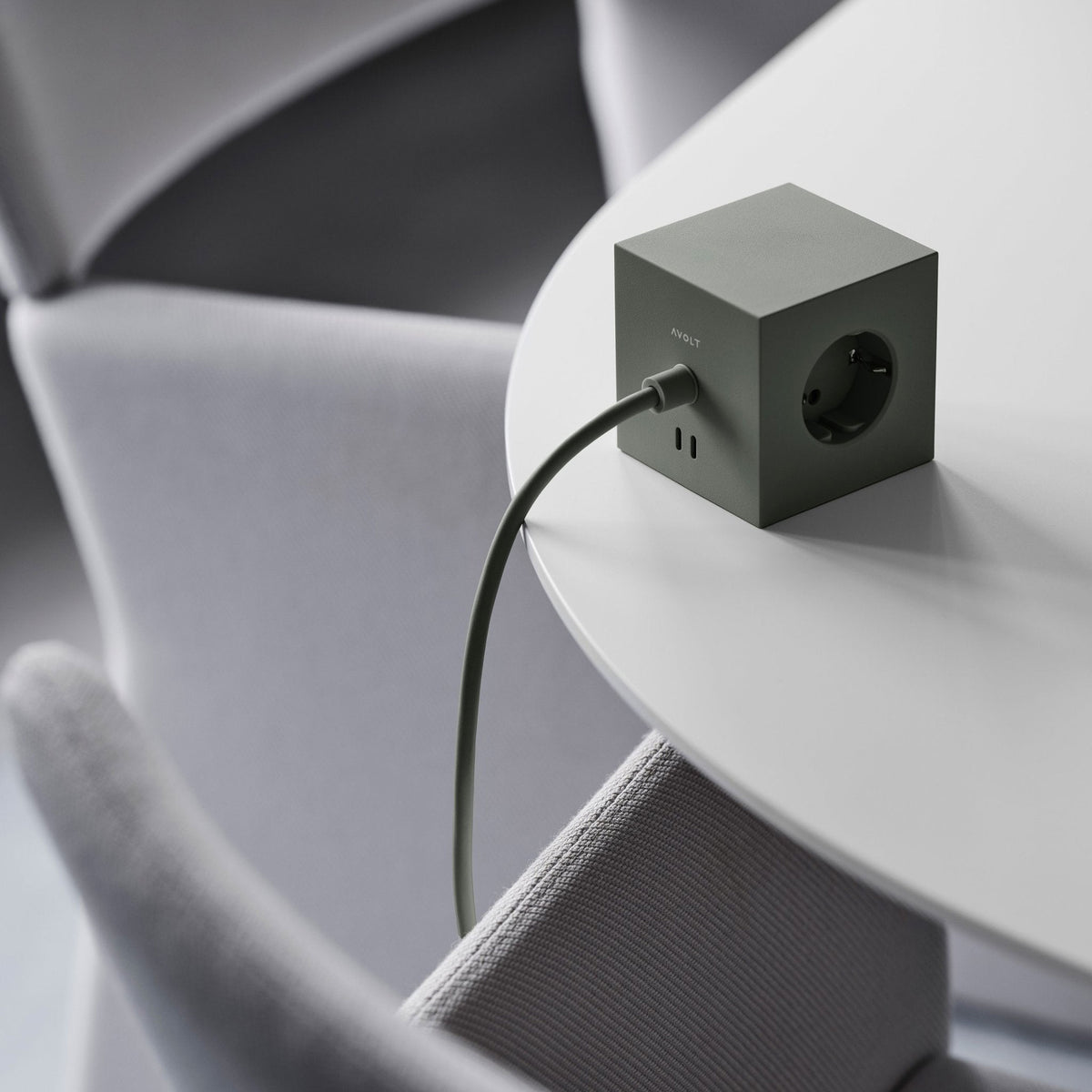 Steckdosenleiste "Square 1" – Grün · USB-C 30W · 3 m | Avolt
