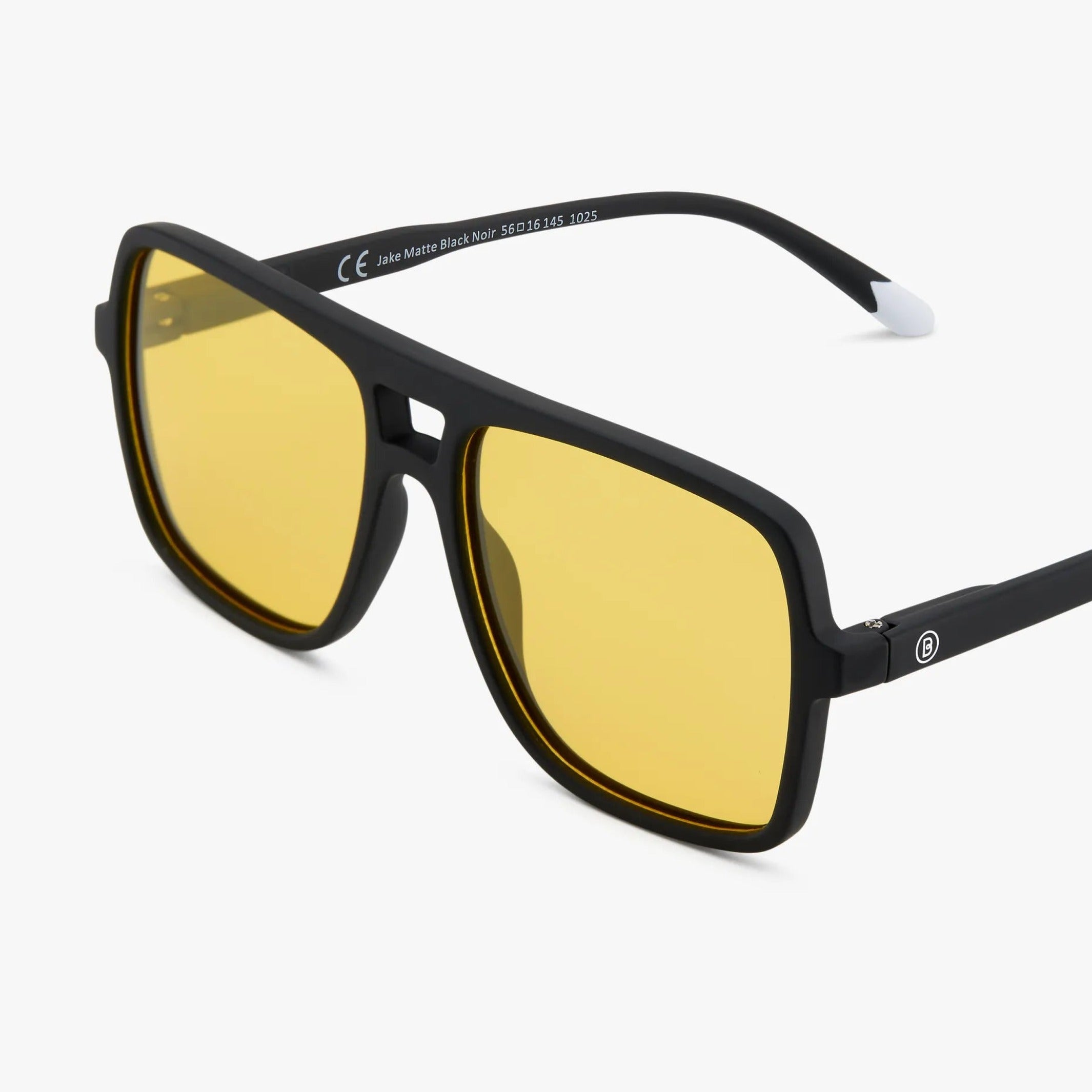 Sonnenbrille Jake – Schwarz · Amber · polarisiert | Barner