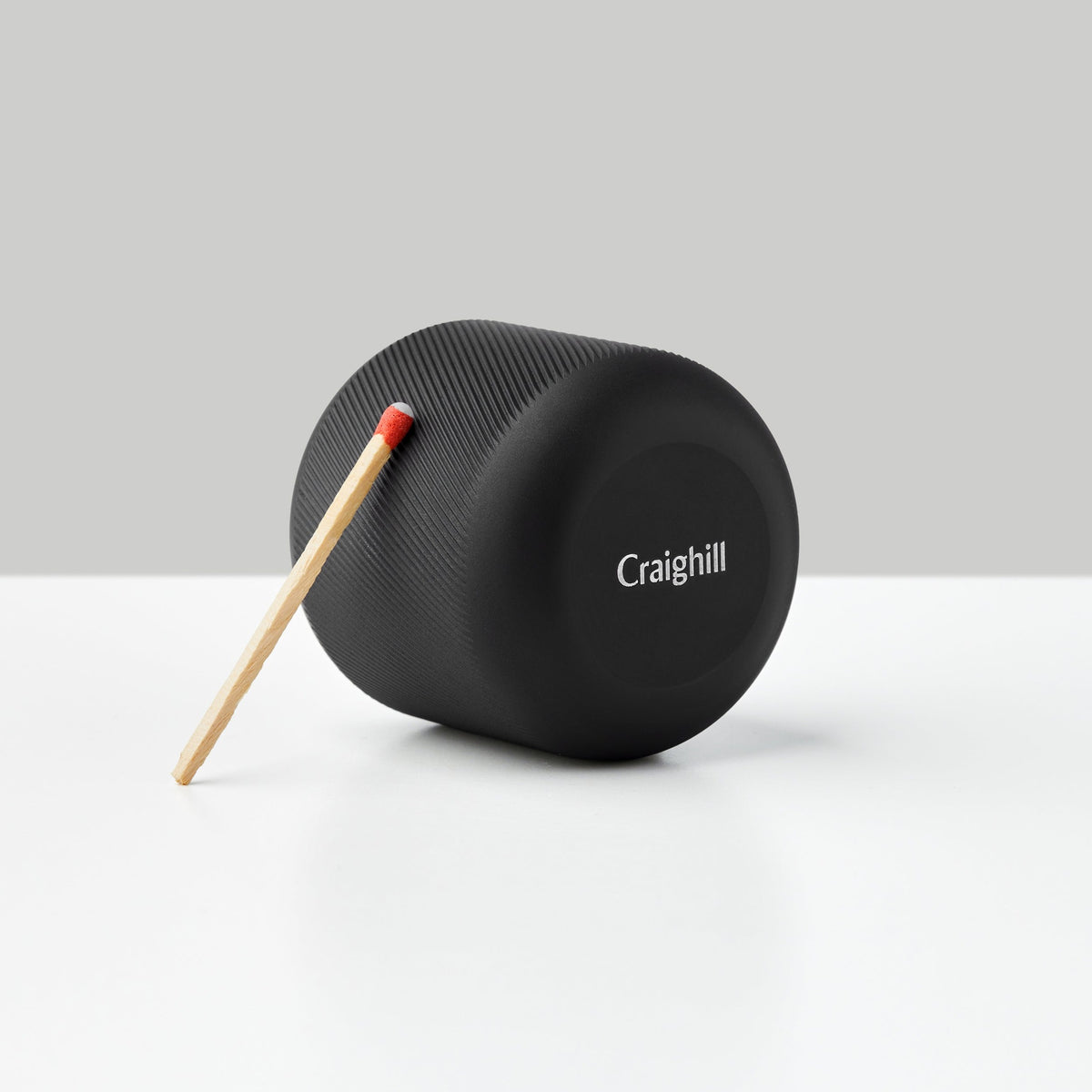Tændstiklighter – Sort · Kulstofstål · 5 cm | Craighill