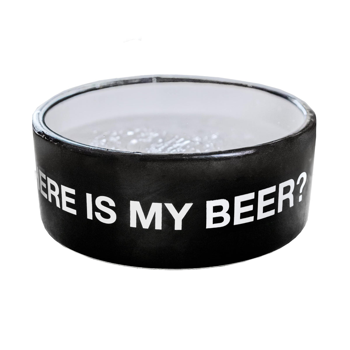 Hundenapf "Where is my beer?" – Keramik · Ø 16 cm · 750 ml | Fisura