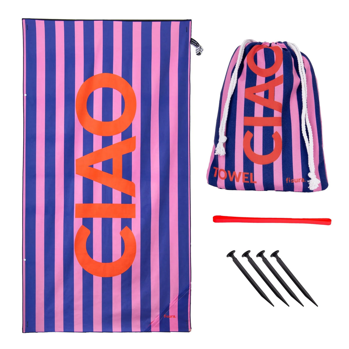 Beach Towel Ciao – Microfibre · 180 × 100 cm | Fisura