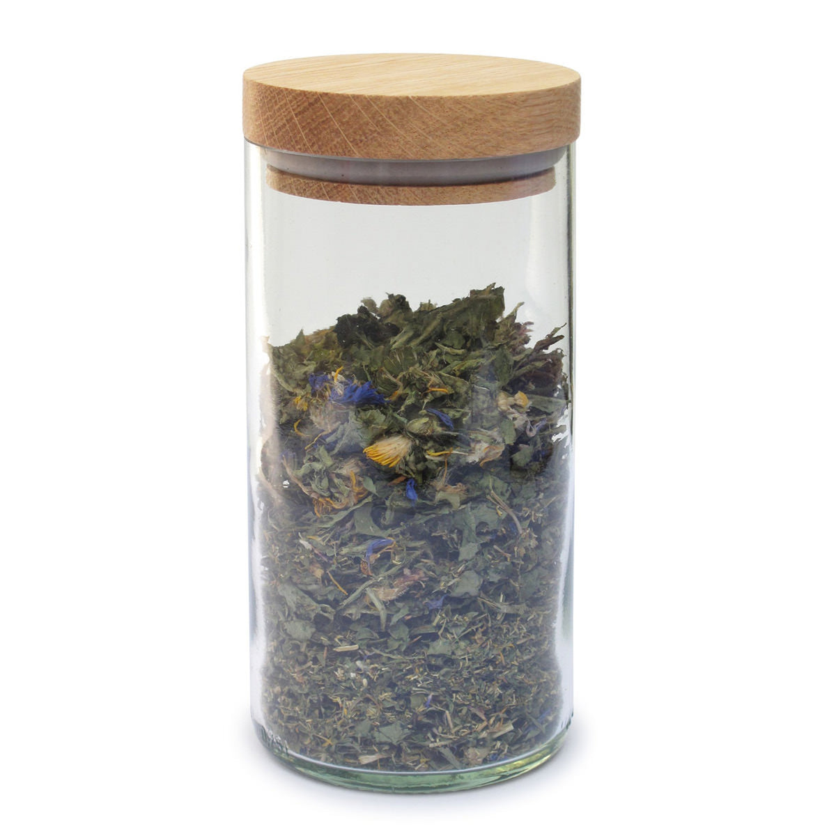 Storage Jar – Oak · 450 ml · 16.5 cm | side by side