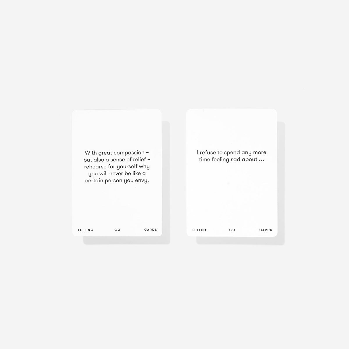 Kartenset "Letting Go" – 52 Karten · Englisch | The School of Life