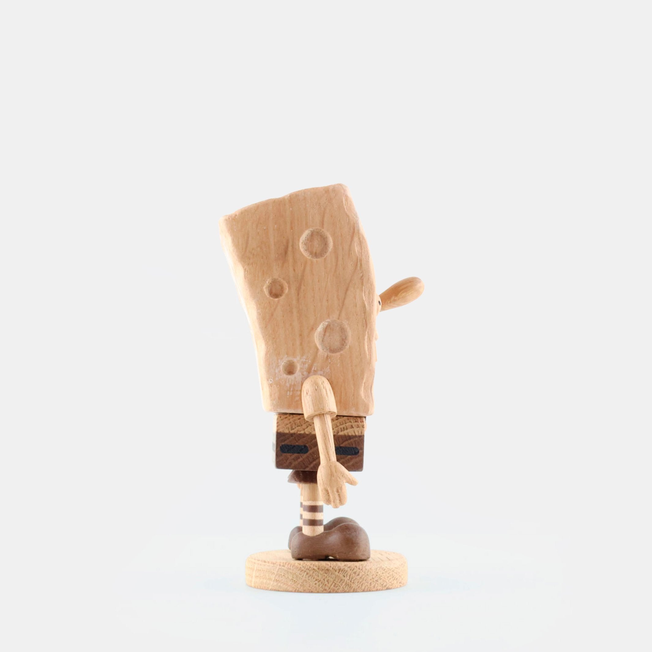 Holzfigur SpongeBob Klein – FSC-Eiche | Boyhood