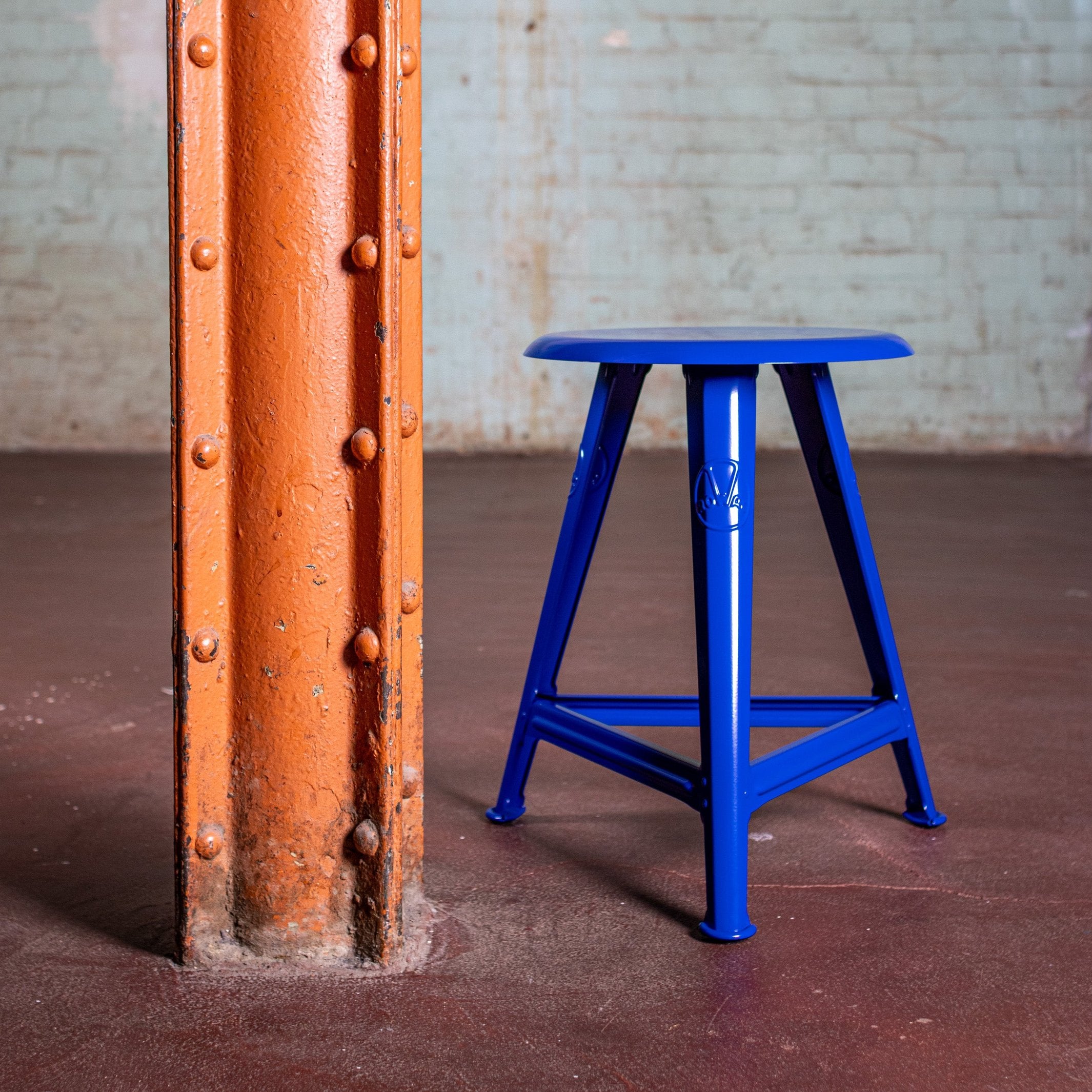 Stool "Blueprint Edition" – Steel · 48 cm | ROWAC