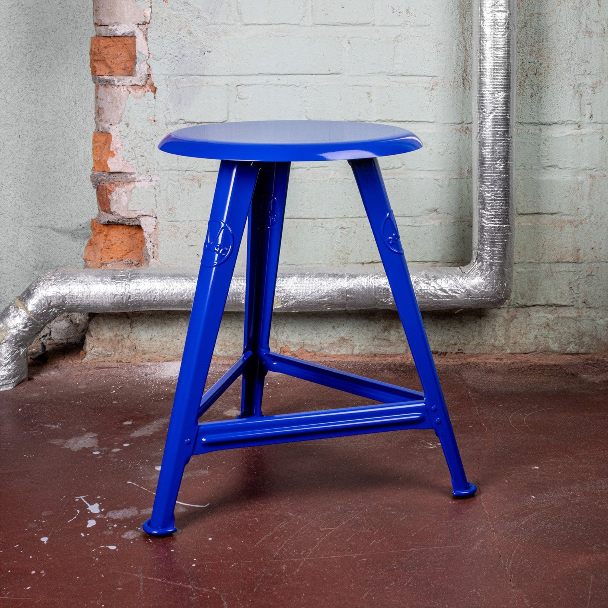 Stool "Blueprint Edition" – Steel · 48 cm | ROWAC