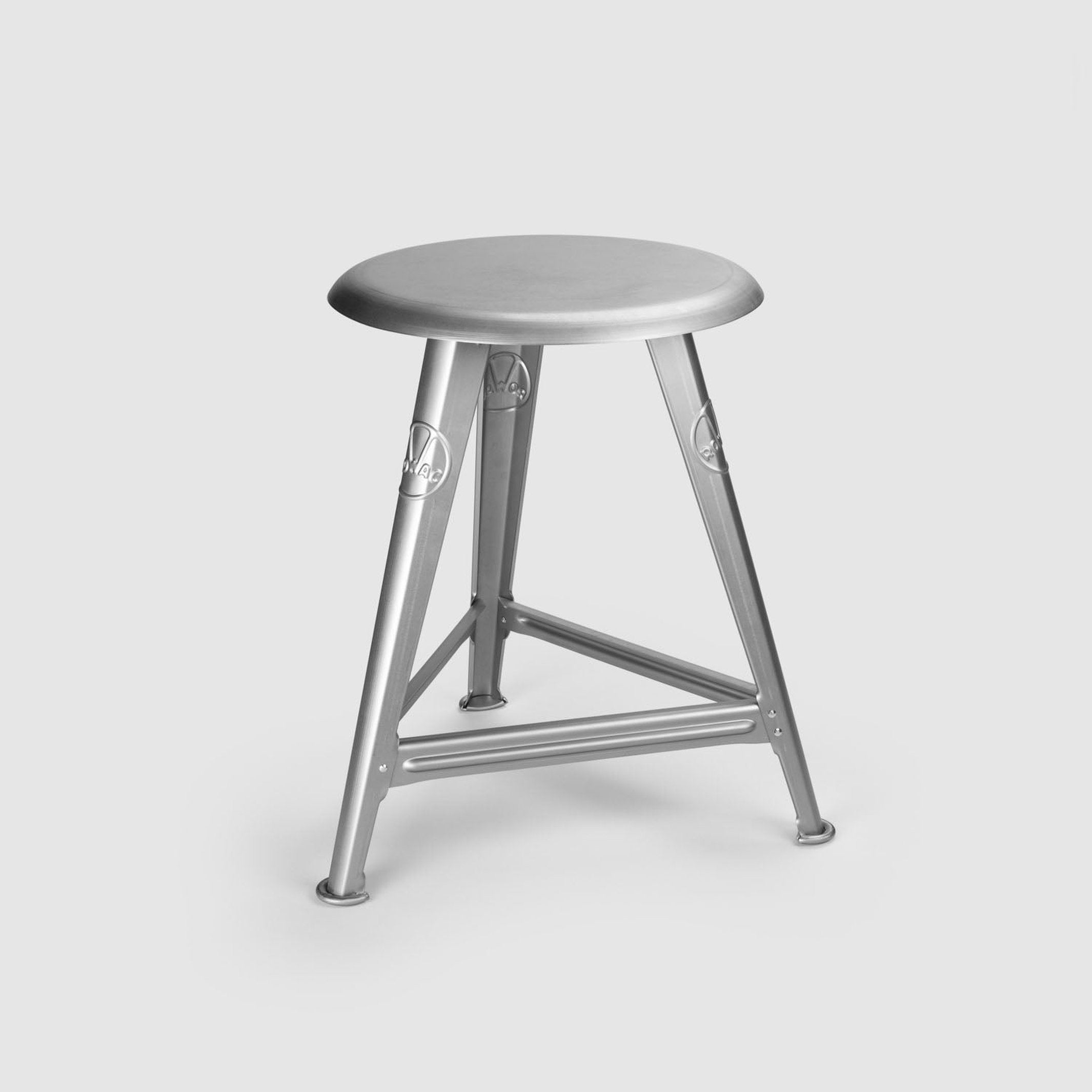 Schemel "Naked Steel" – Stahl · 48 cm | ROWAC