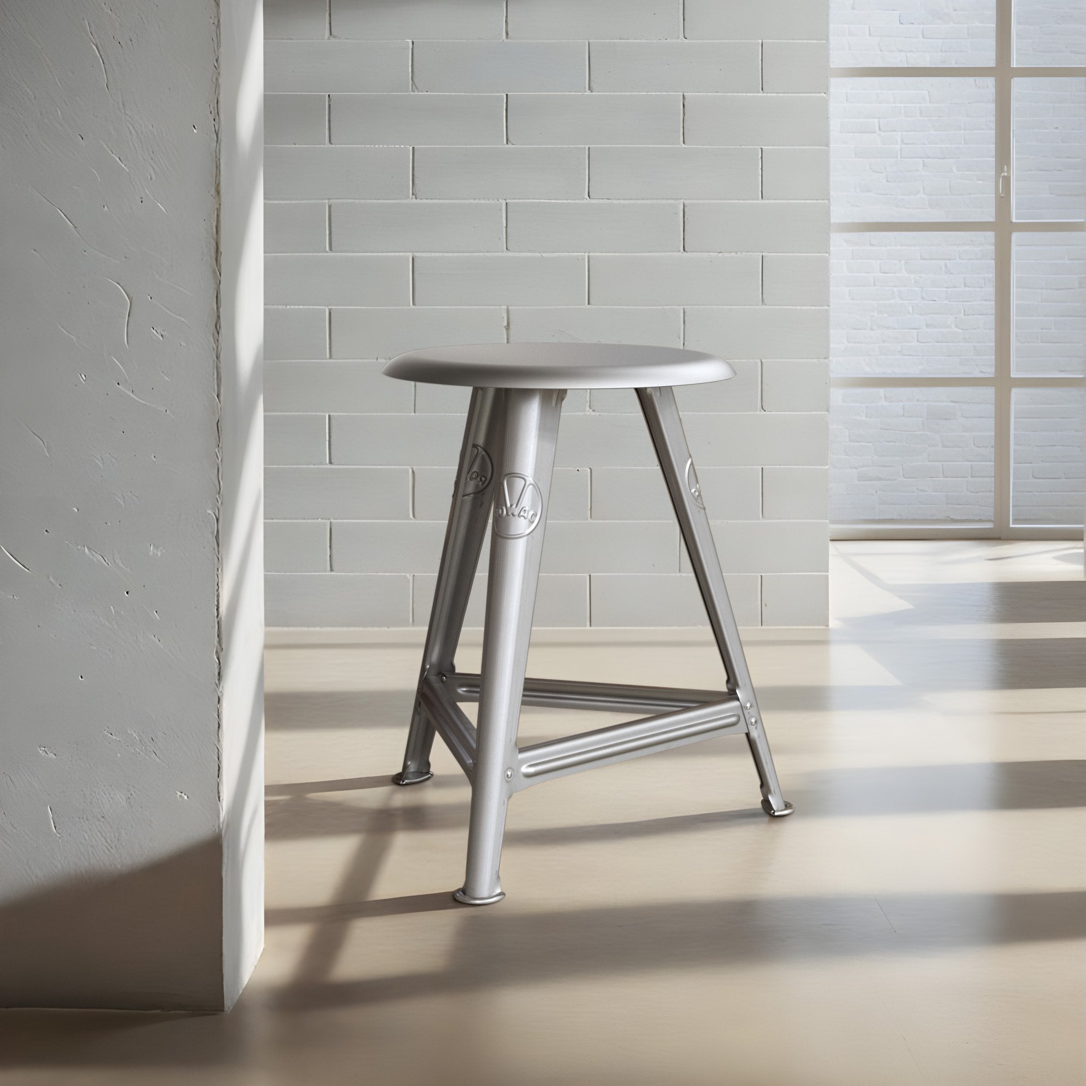Schemel "Naked Steel" – Stahl · 48 cm | ROWAC