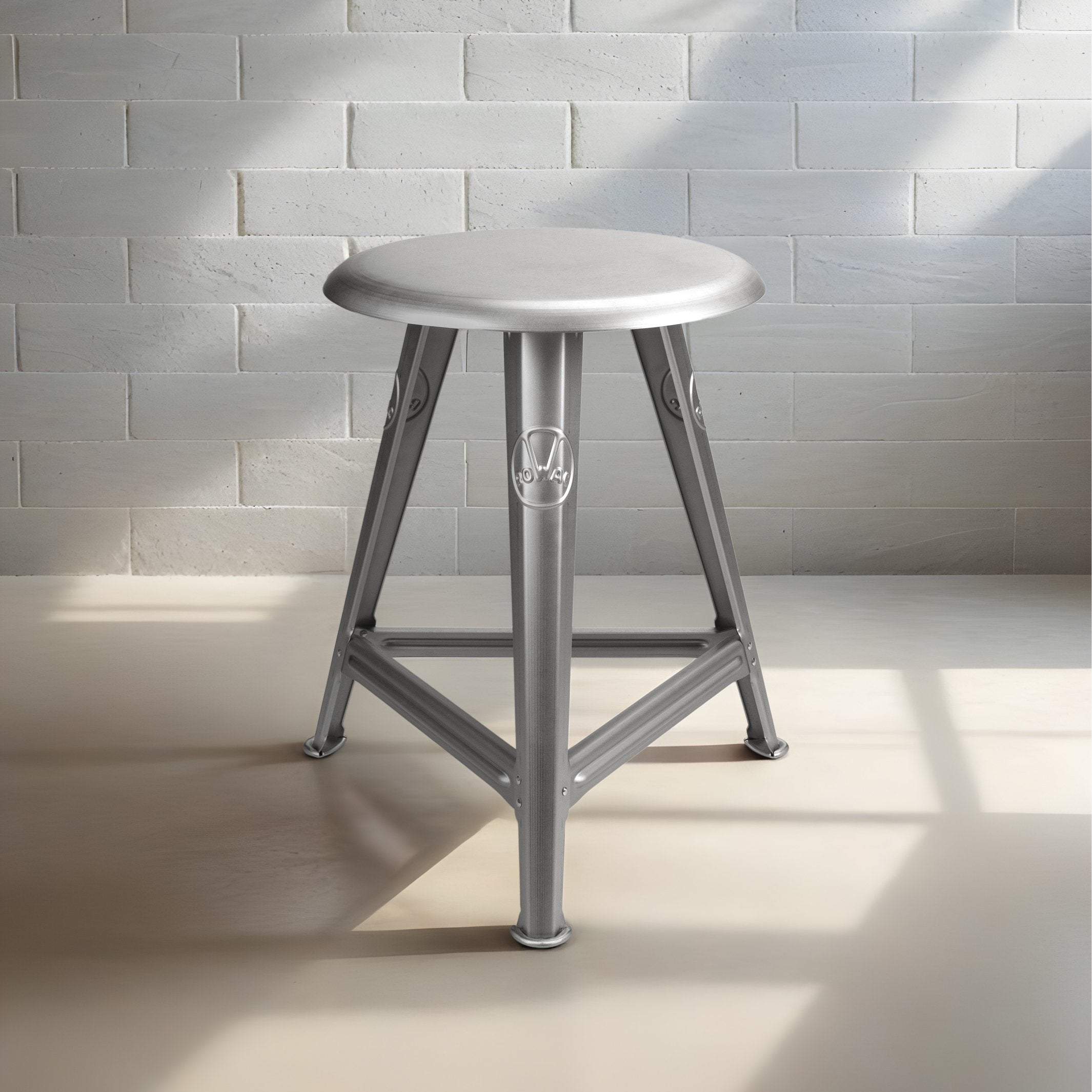 Schemel "Naked Steel" – Stahl · 48 cm | ROWAC