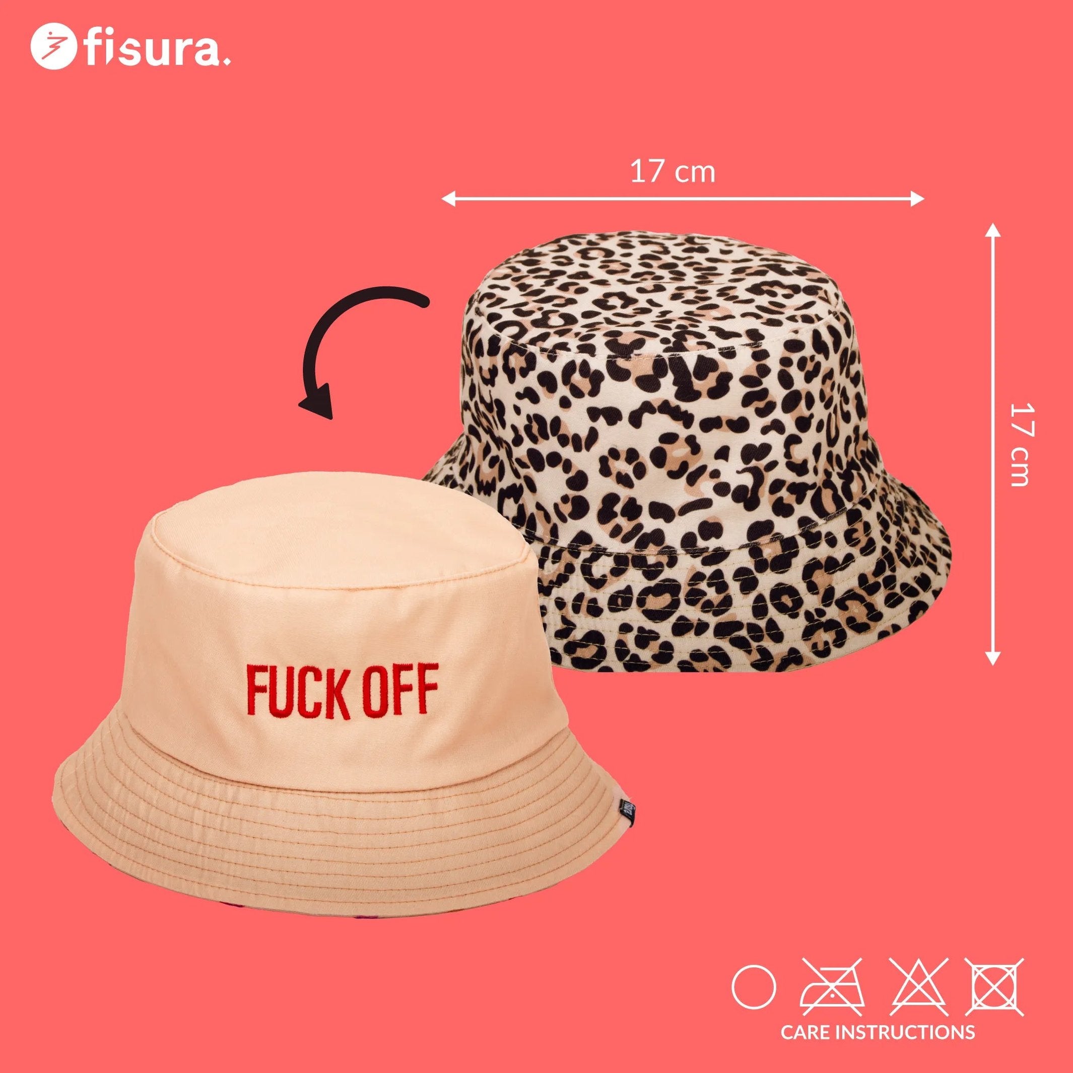 Bucket Hat "Fuck Off" – Baumwolle | Fisura