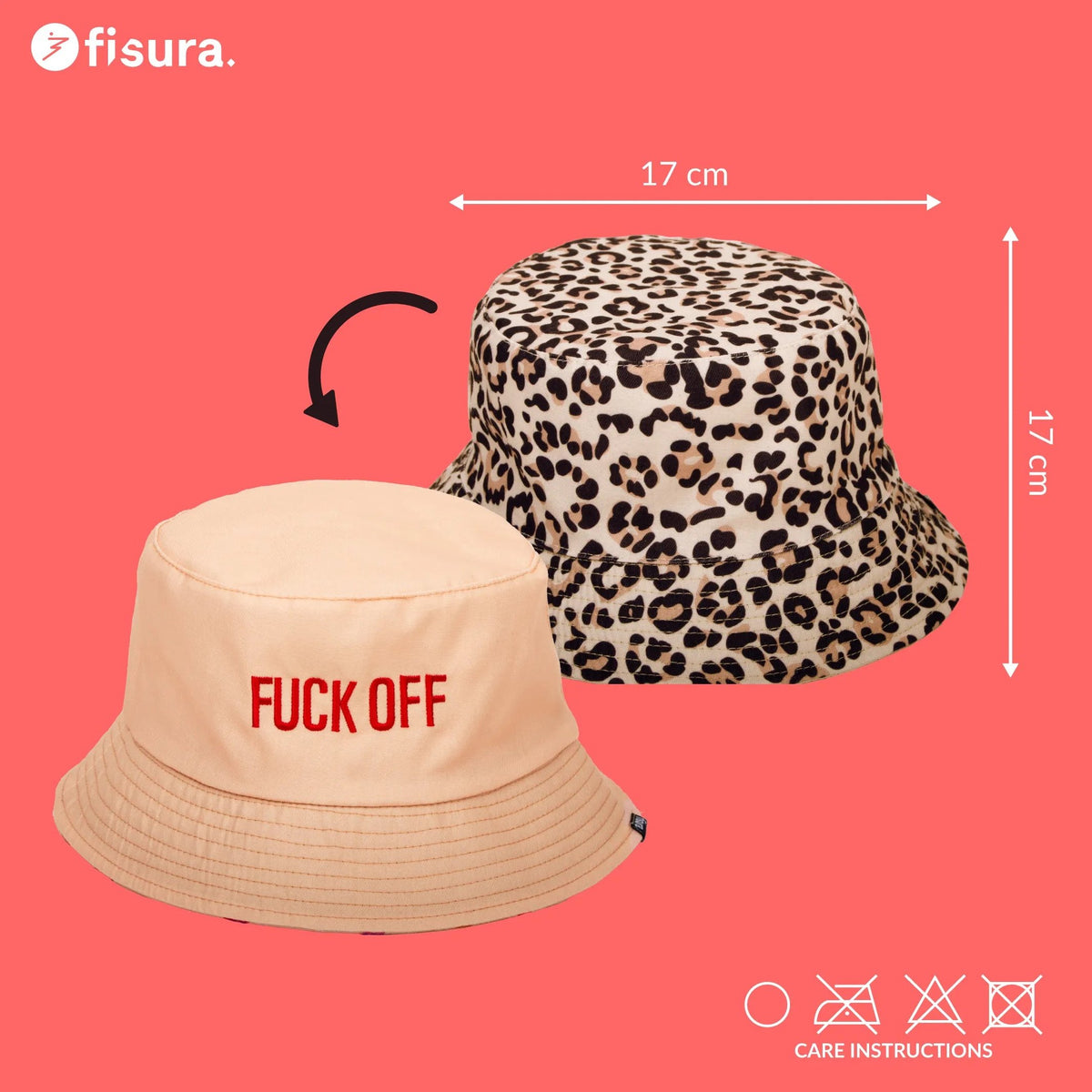 Bucket Hat "Fuck Off" – Baumwolle | Fisura